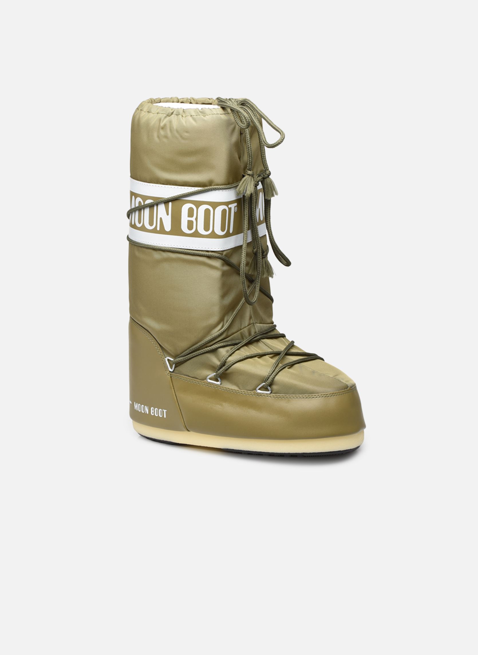 Bottes de neige MB ICON NYLON femme vert Moon Boot Bottes de neige MB ICON NYLON femme vert KHAKI