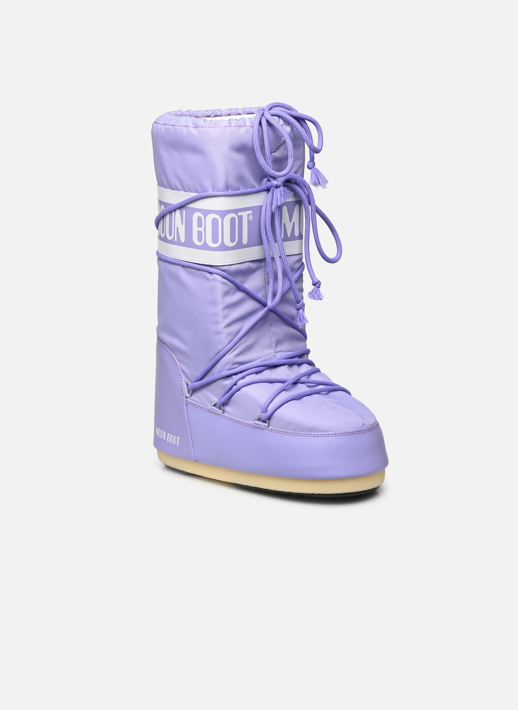 Bottines fourrées Reine des neiges violet fille | La Halle