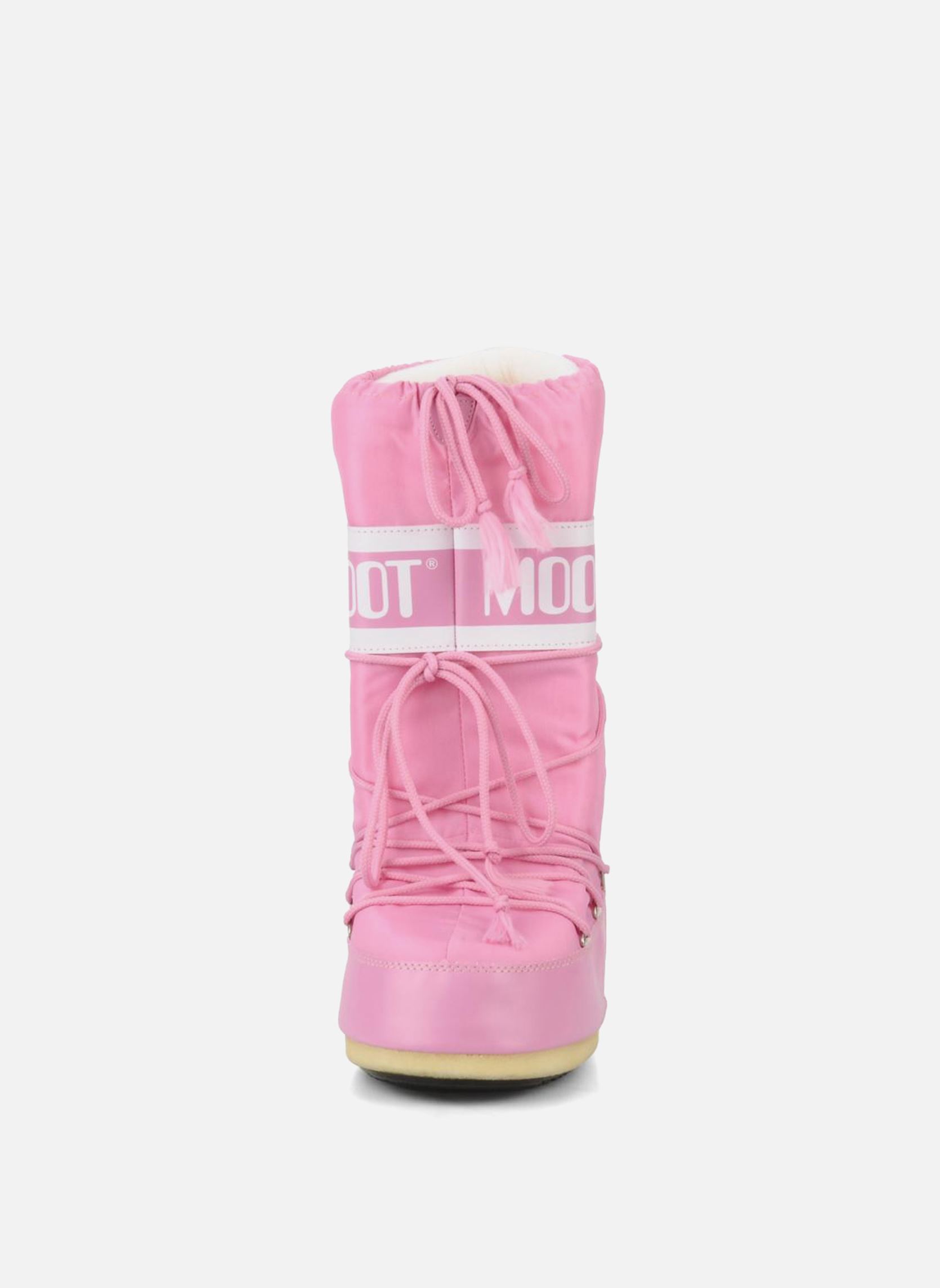 Bottes de neige MB ICON NYLON femme rose Moon Boot Bottes de neige MB ICON NYLON femme rose J001 PINK