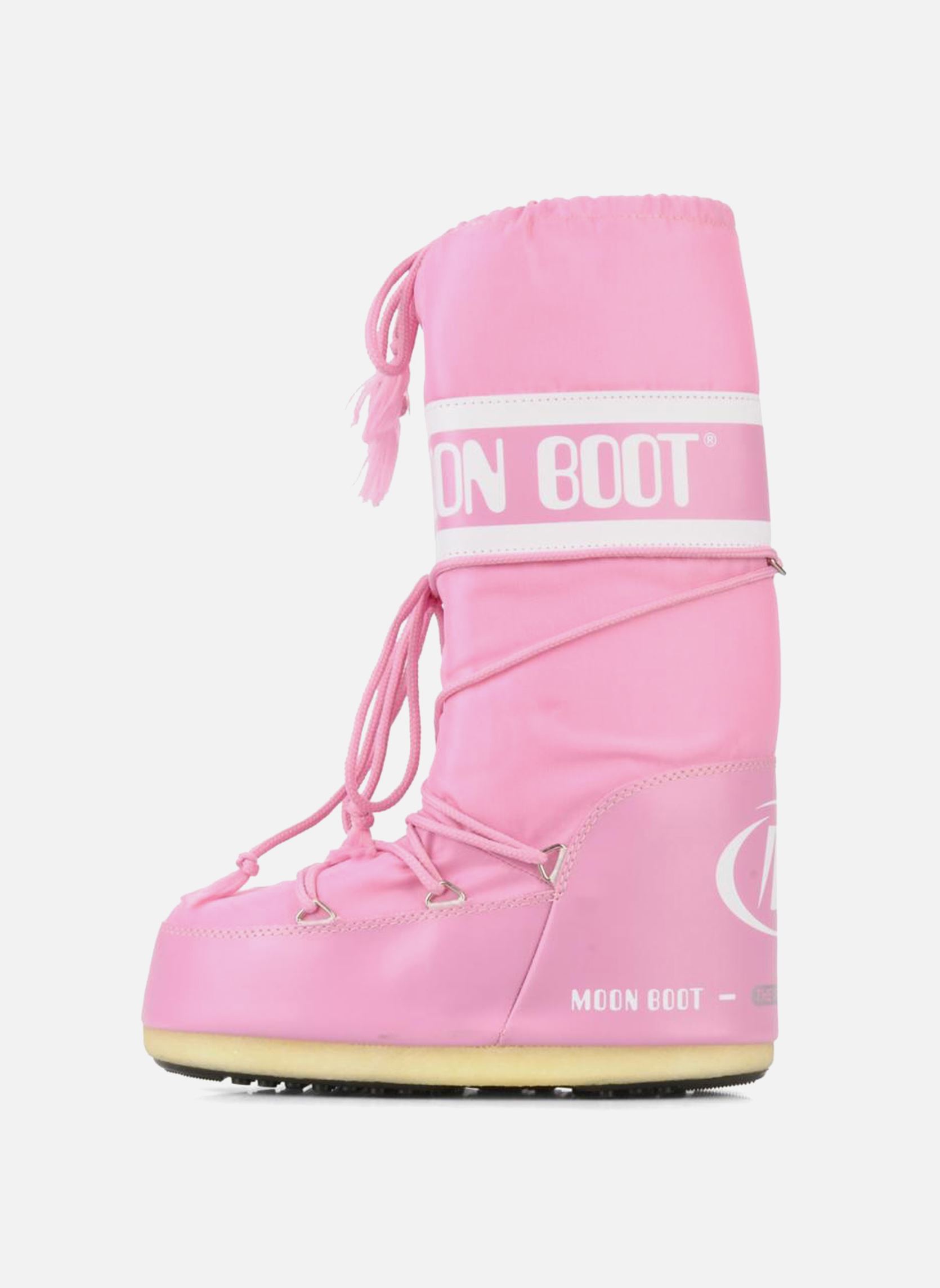 Bottes de neige MB ICON NYLON femme rose Moon Boot Bottes de neige MB ICON NYLON femme rose J001 PINK