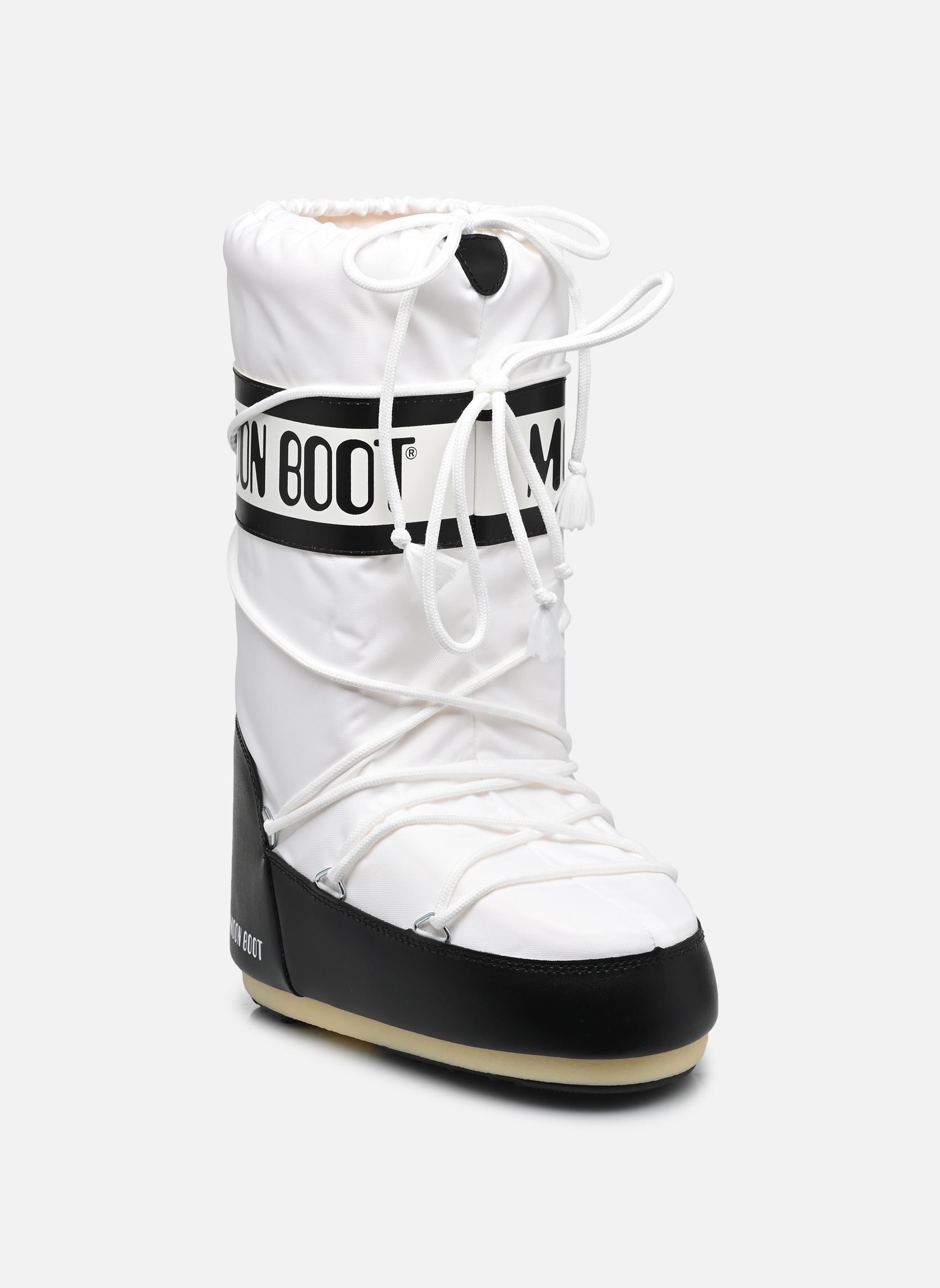 Bottes de neige MB ICON NYLON blanc Moon Boot Bottes de neige MB ICON NYLON blanc NA02 BLACK/WHITE
