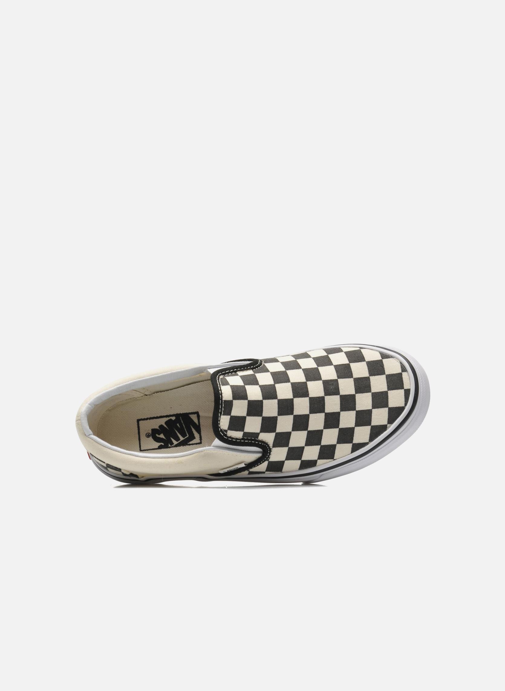 Baskets Classic Slip On W multicolore Vans Baskets Classic Slip On W multicolore (CHECKERBOARD) BLACK WHITE