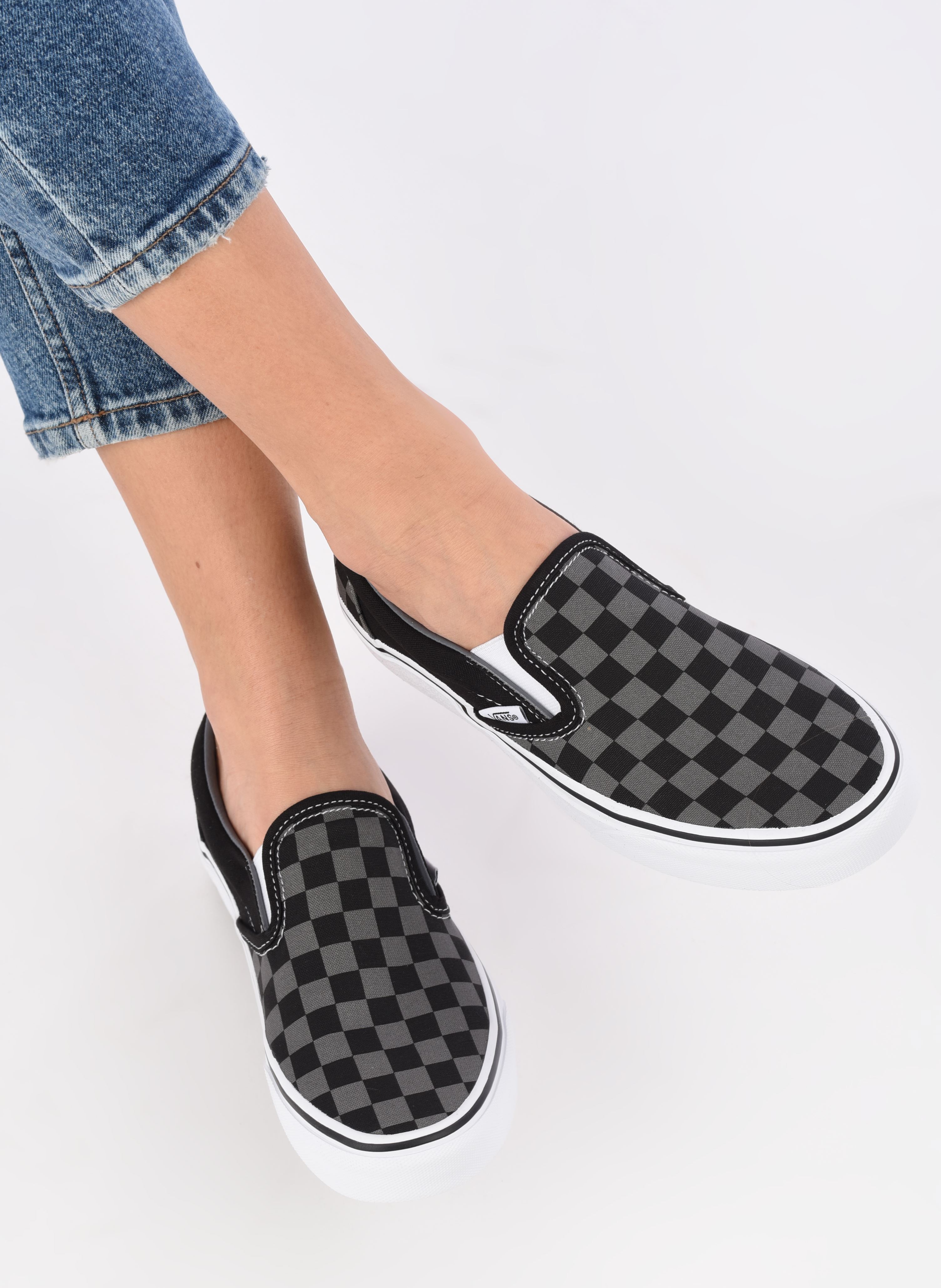 Sneakers Classic Slip On W donna nero Vans Sneakers Classic Slip On W donna nero BLACKPEWTER CHECKERBOARD