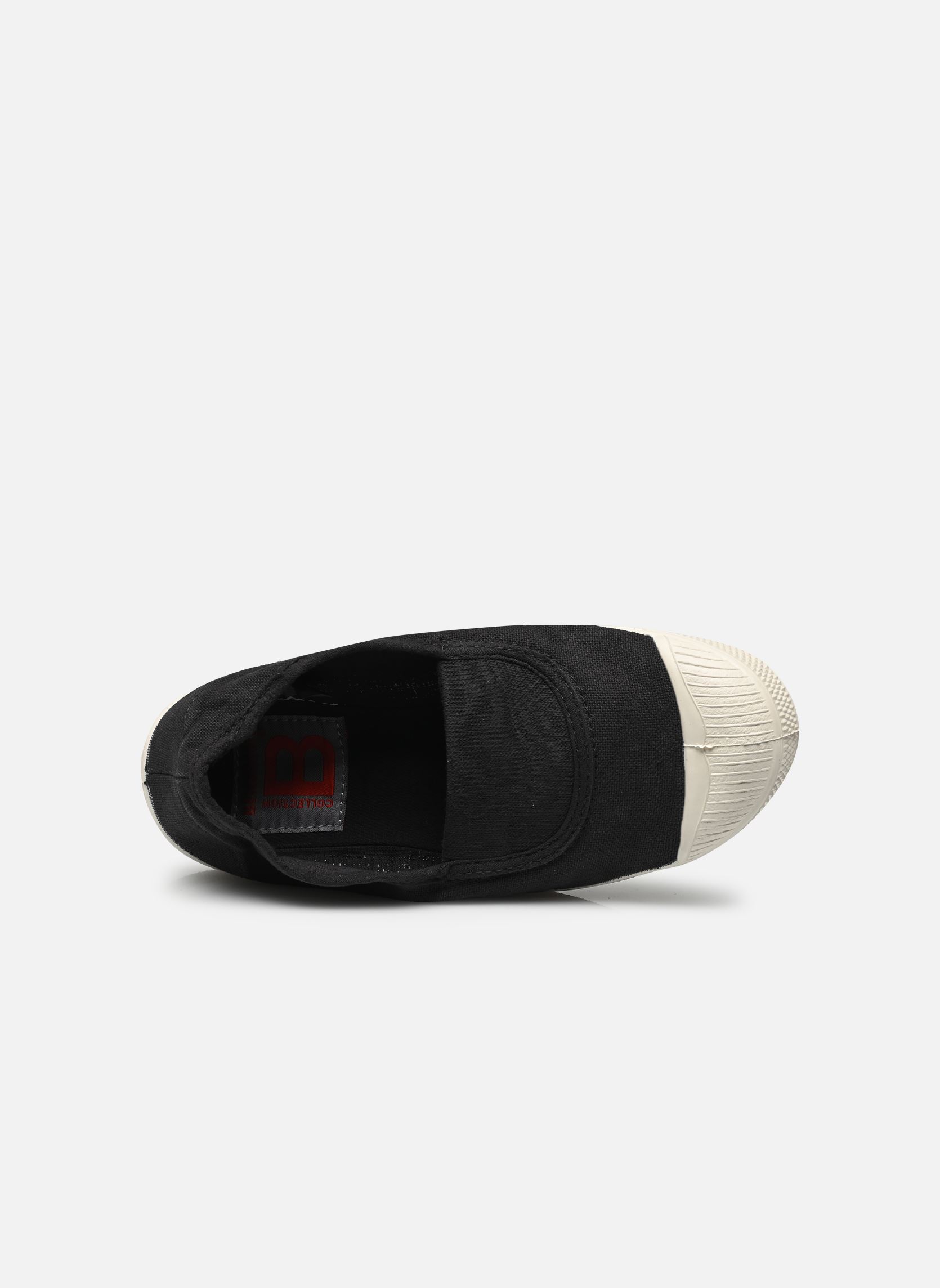 Sneakers Tennis Elastique E zwart Bensimon Sneakers Tennis Elastique E zwart CARBONE 3