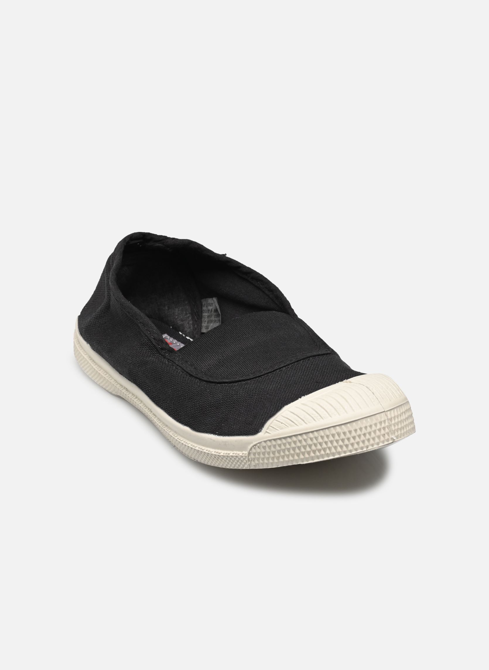 Sneakers Tennis Elastique E zwart Bensimon Sneakers Tennis Elastique E zwart CARBONE 3