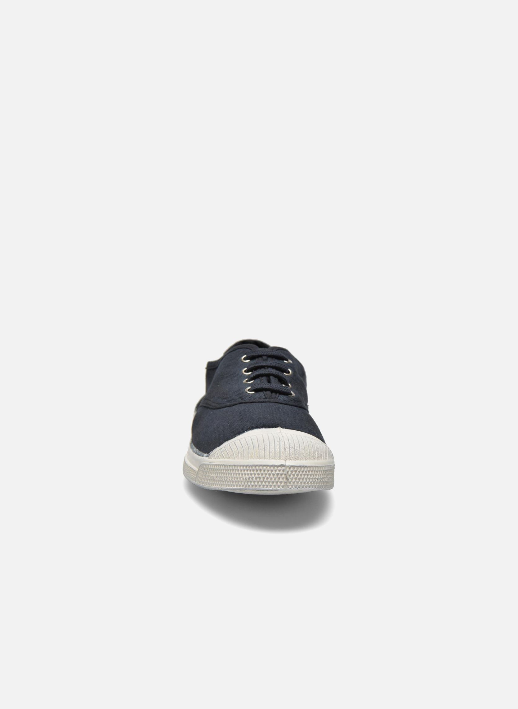 Baskets toile Tennis Lacets W femme noir Bensimon Baskets toile Tennis Lacets W femme noir CARBONE