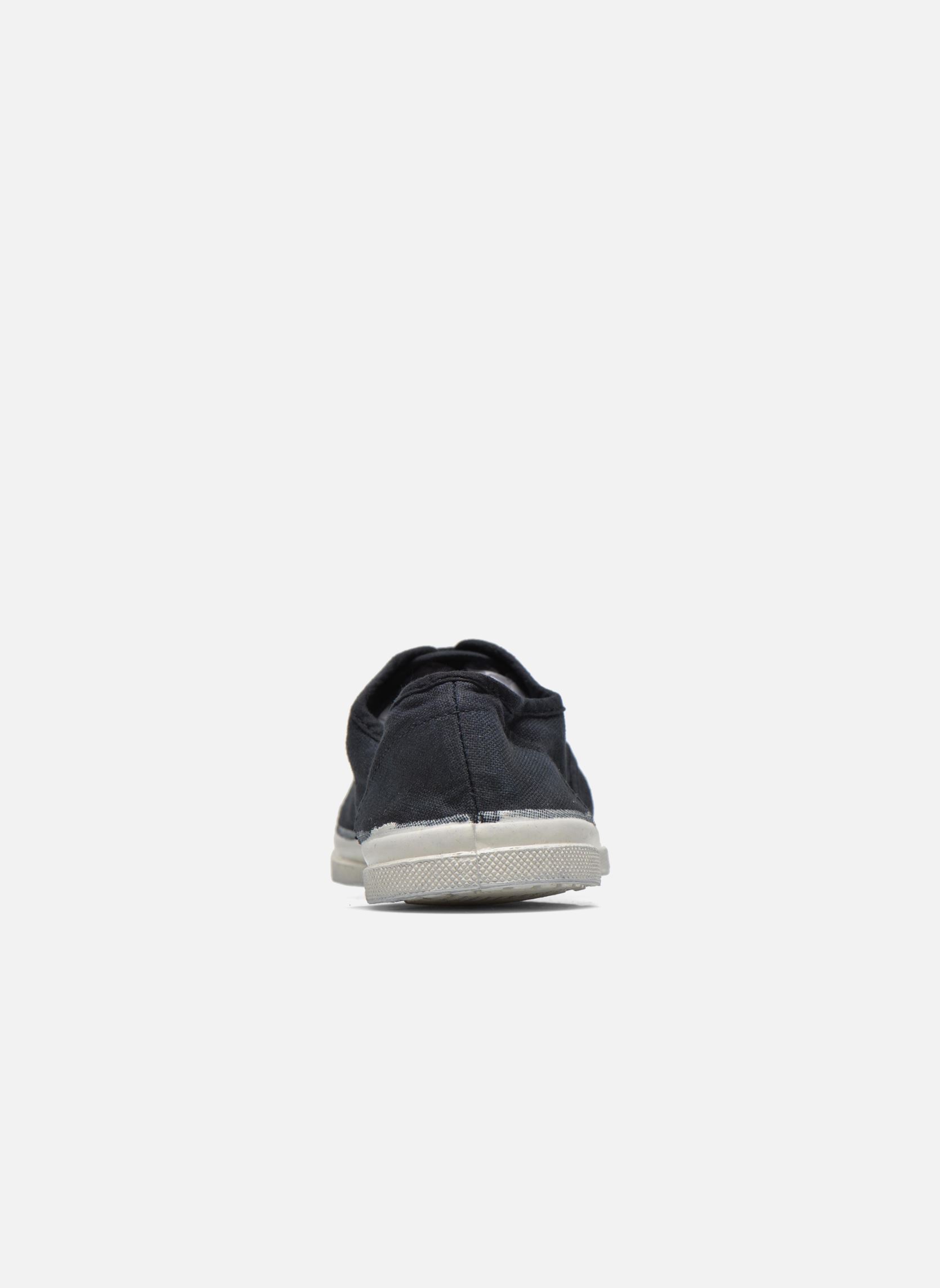 Baskets toile Tennis Lacets W femme noir Bensimon Baskets toile Tennis Lacets W femme noir CARBONE