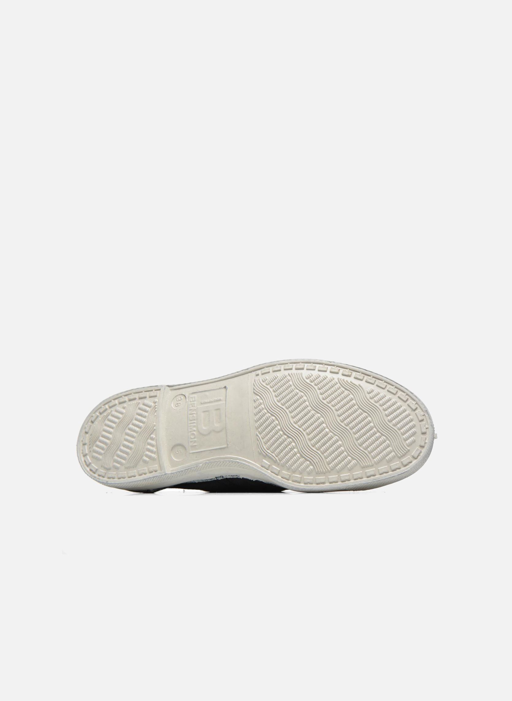 Baskets toile Tennis Lacets W femme noir Bensimon Baskets toile Tennis Lacets W femme noir CARBONE