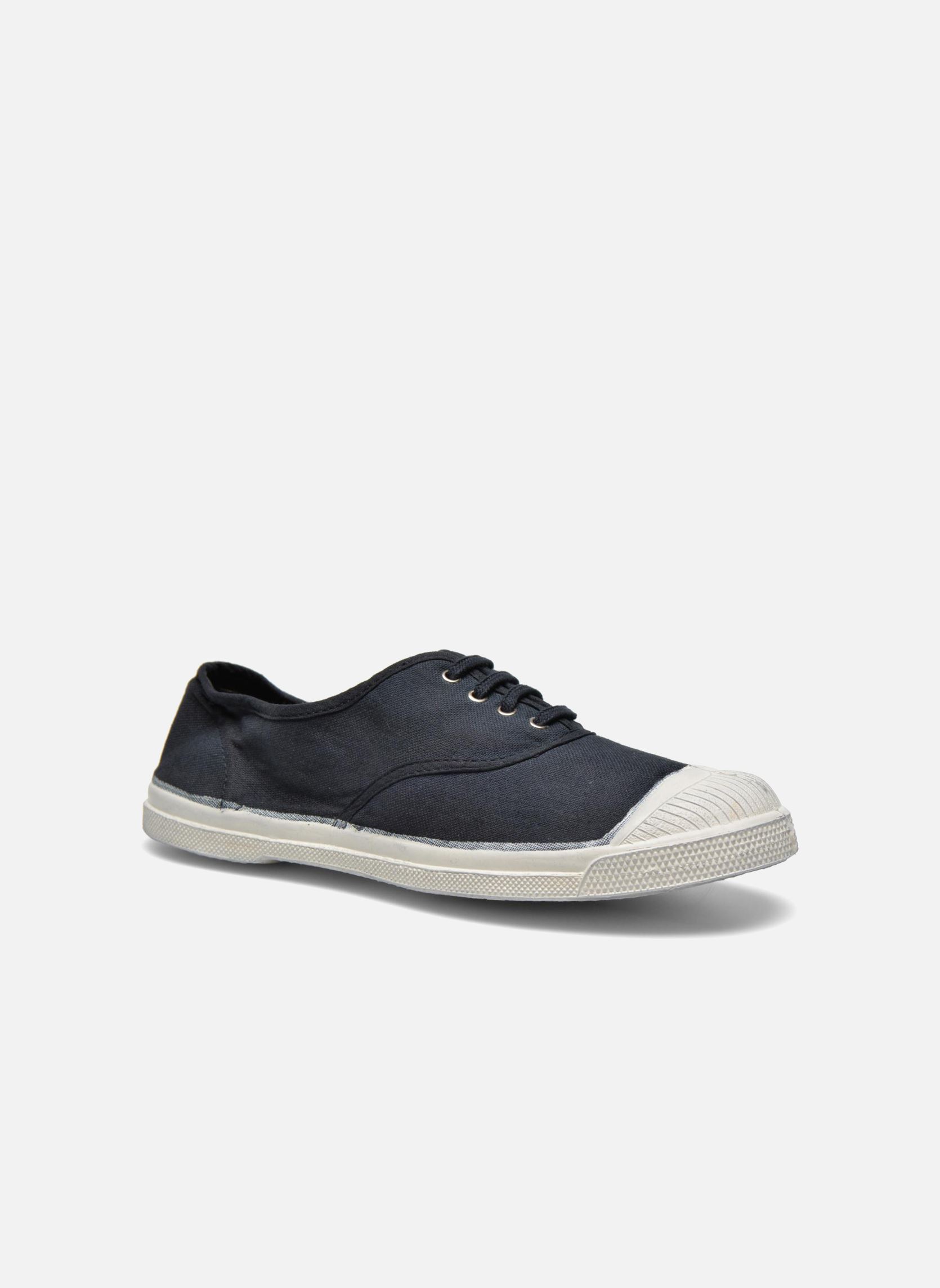 Baskets toile Tennis Lacets W femme noir Bensimon Baskets toile Tennis Lacets W femme noir CARBONE
