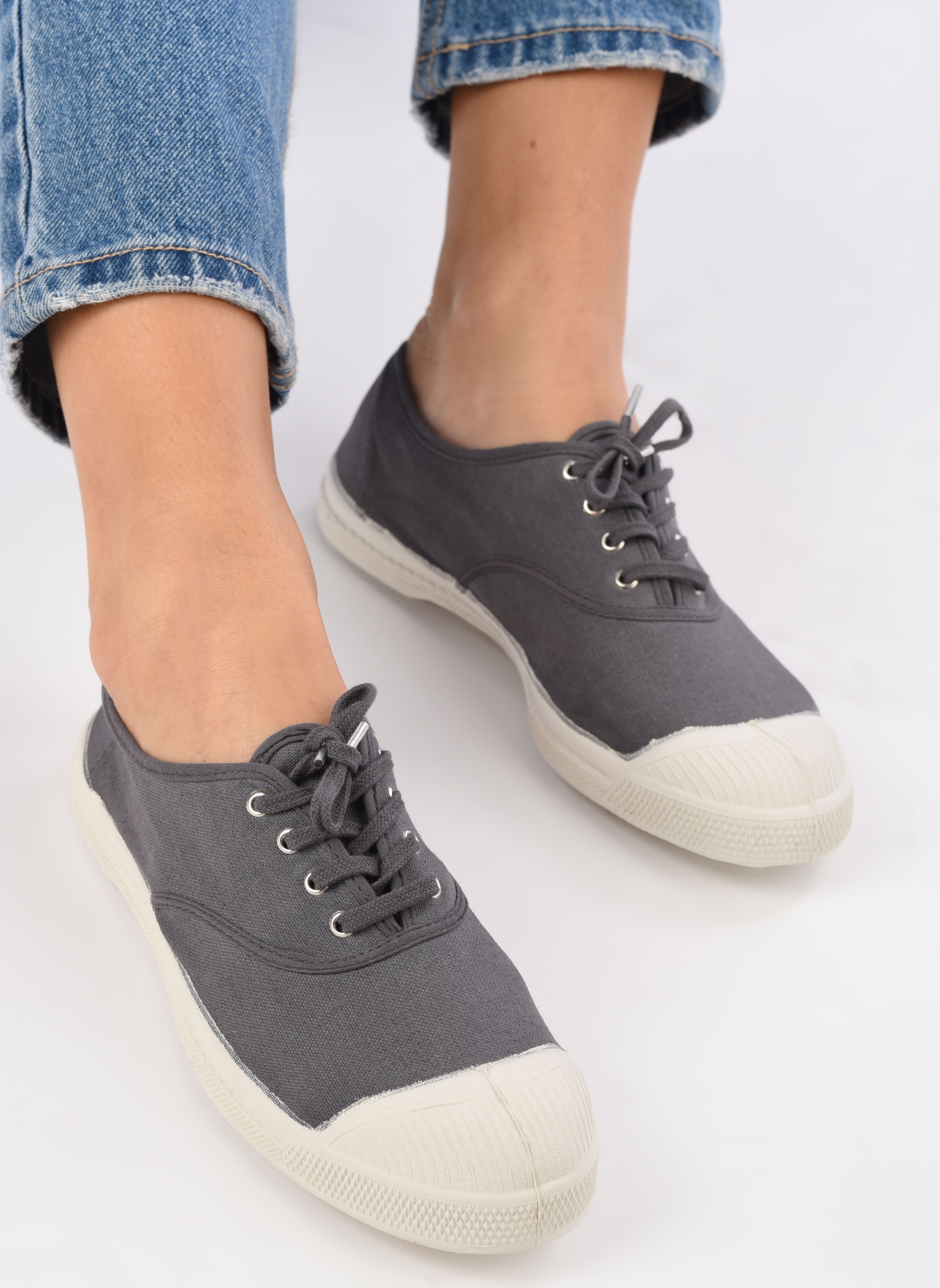 Sneakers di tela Tennis Lacets W donna grigio Bensimon Sneakers di tela Tennis Lacets W donna grigio GRIS