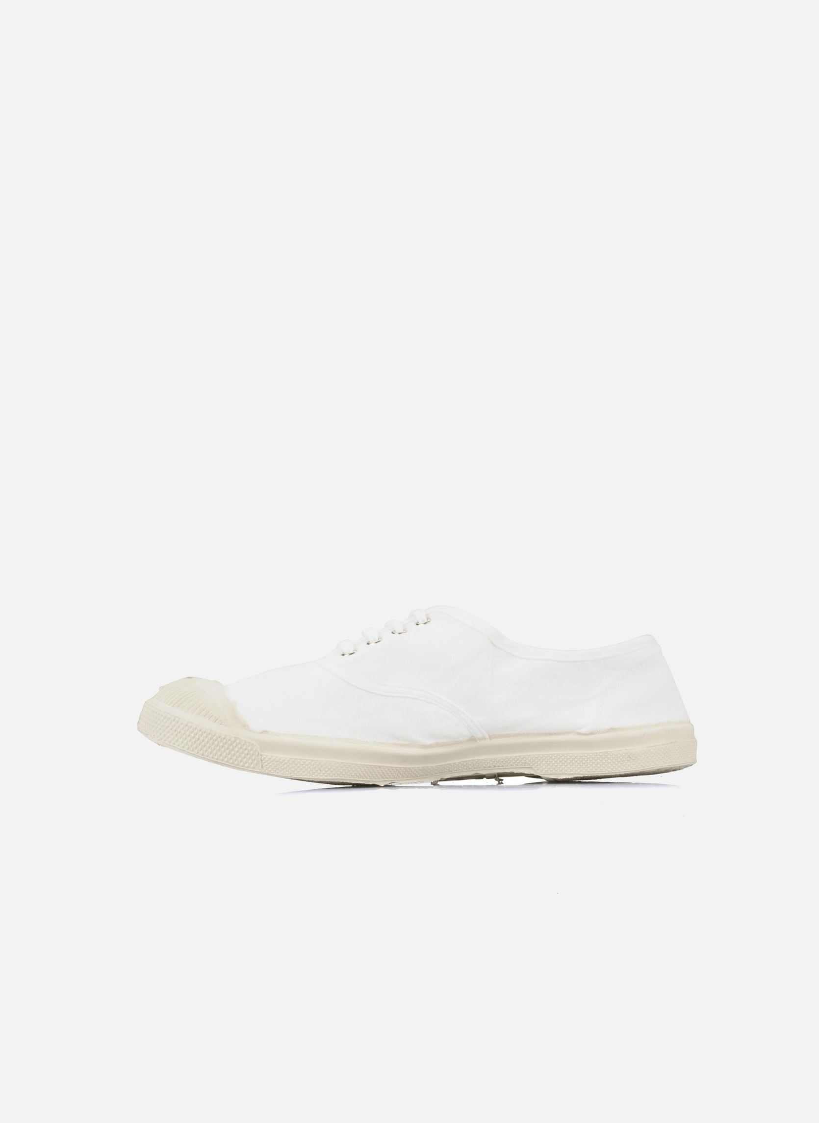 Leinen-Sneaker Tennis Lacets W damen weiß Bensimon Leinen-Sneaker Tennis Lacets W damen weiß BLANC