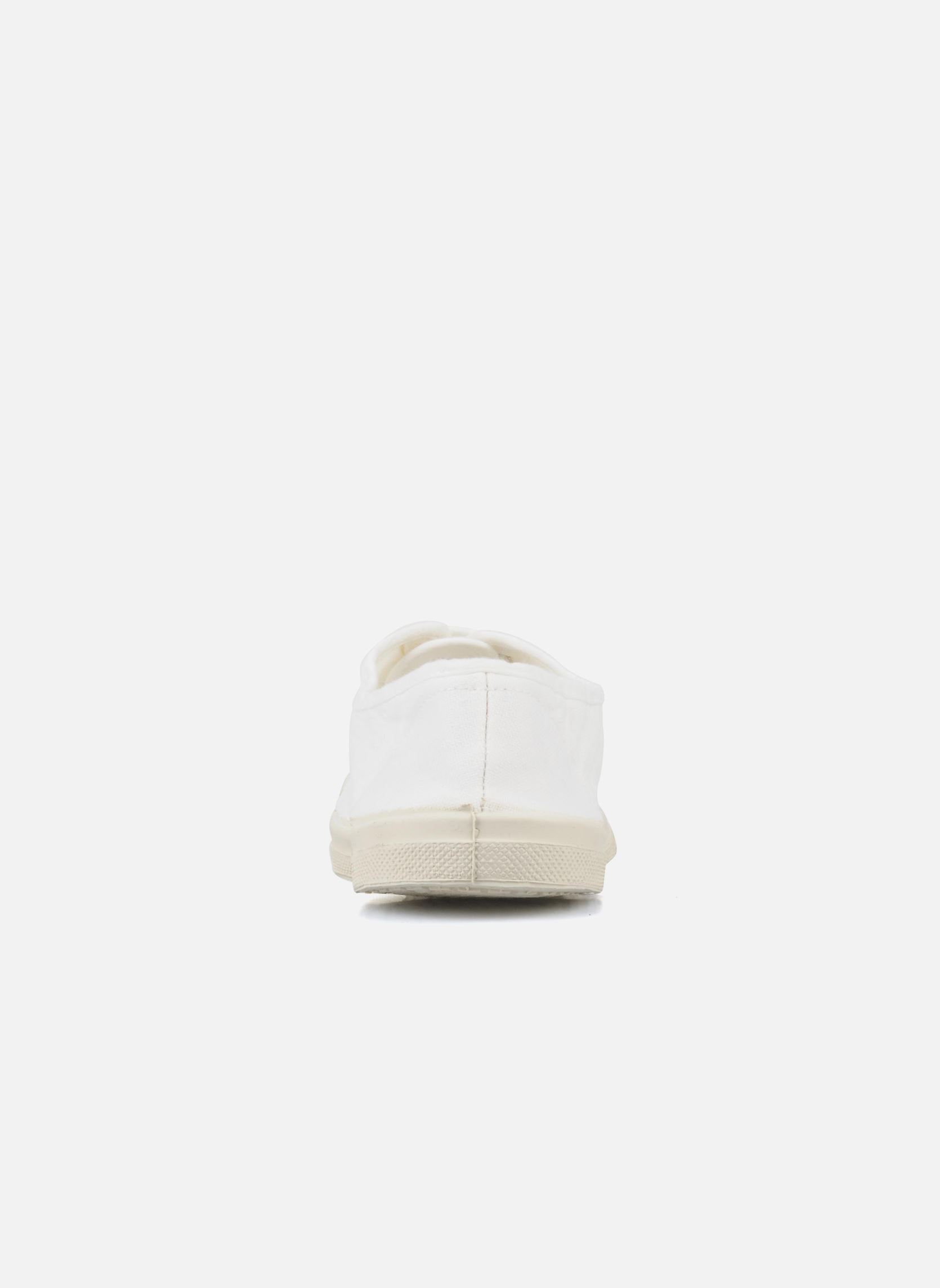 Leinen-Sneaker Tennis Lacets W damen weiß Bensimon Leinen-Sneaker Tennis Lacets W damen weiß BLANC