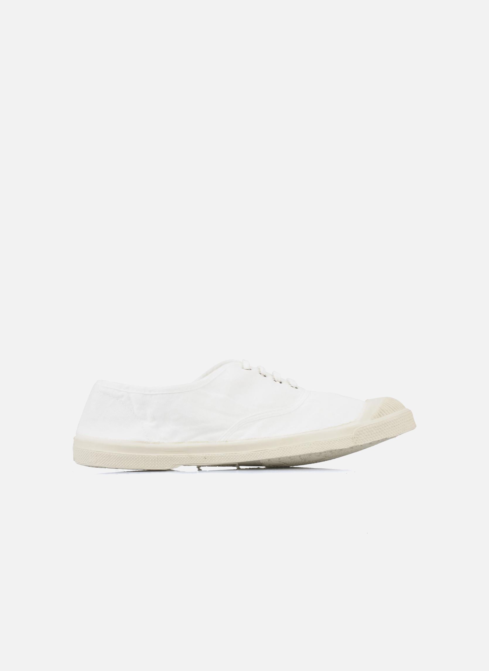 Leinen-Sneaker Tennis Lacets W damen weiß Bensimon Leinen-Sneaker Tennis Lacets W damen weiß BLANC