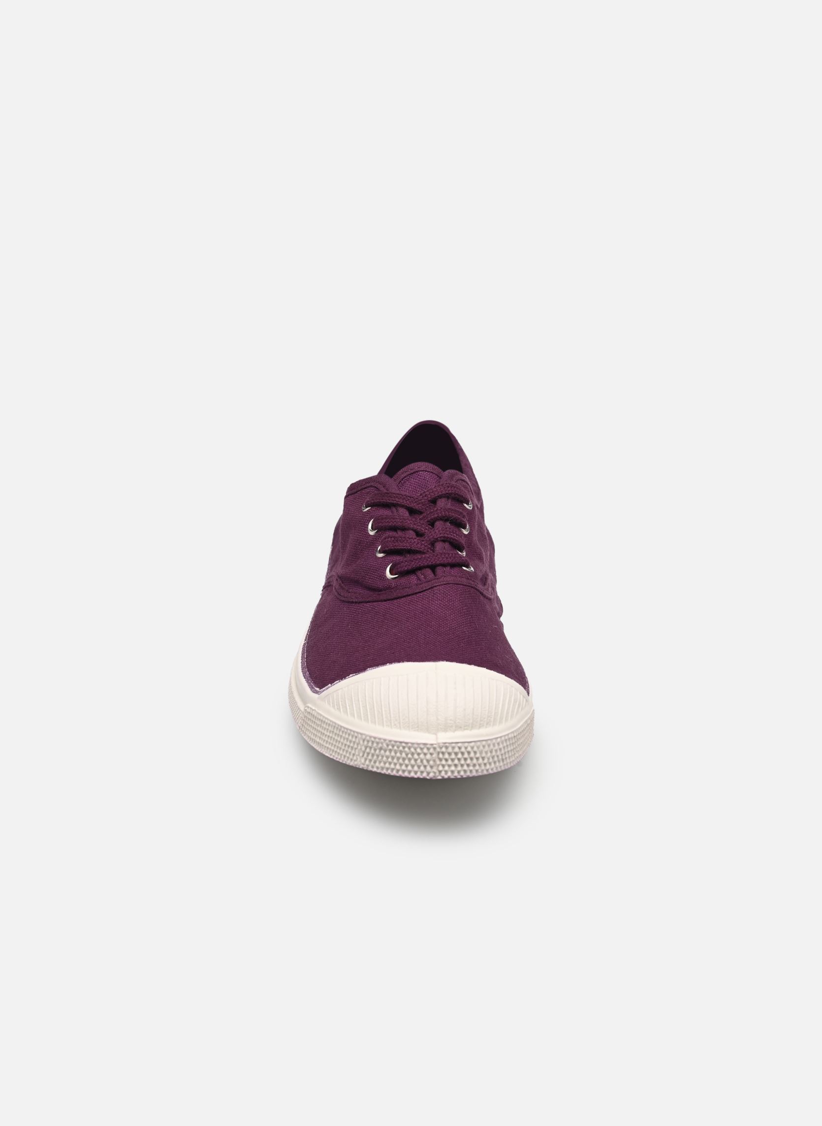 Zapatillas de lona Tennis Lacets W mujer violeta Bensimon Zapatillas de lona Tennis Lacets W mujer violeta PRUNE 1