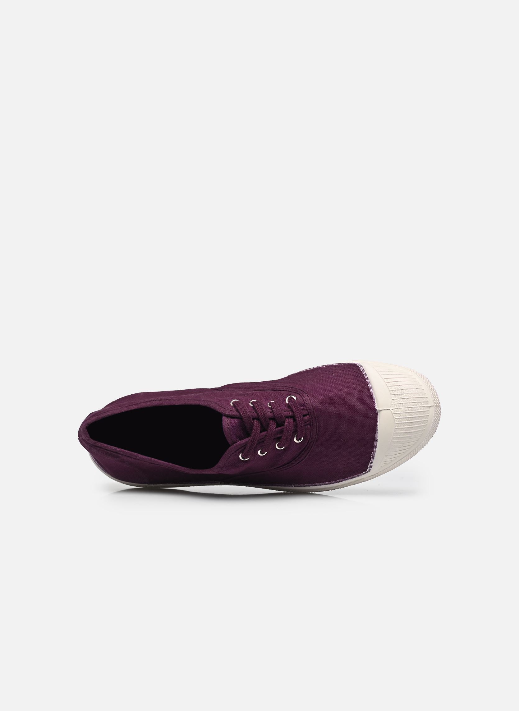 Zapatillas de lona Tennis Lacets W mujer violeta Bensimon Zapatillas de lona Tennis Lacets W mujer violeta PRUNE 1