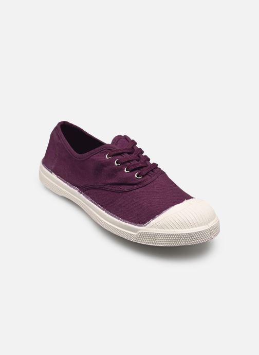 Bensimon Baskets toile Tennis Lacets W femme violet
