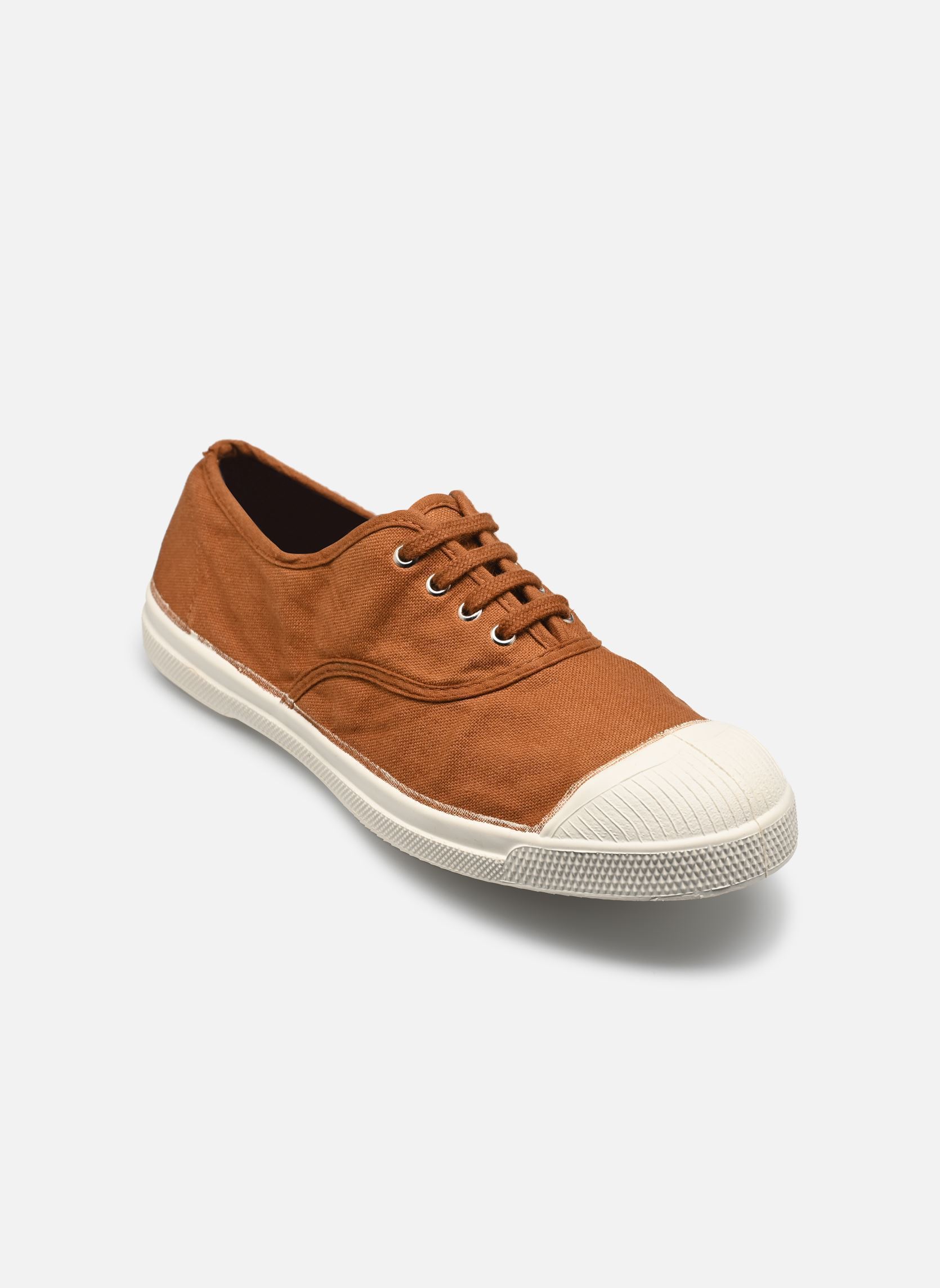 Leinen-Sneaker Tennis Lacets W damen braun Bensimon Leinen-Sneaker Tennis Lacets W damen braun BRONZE
