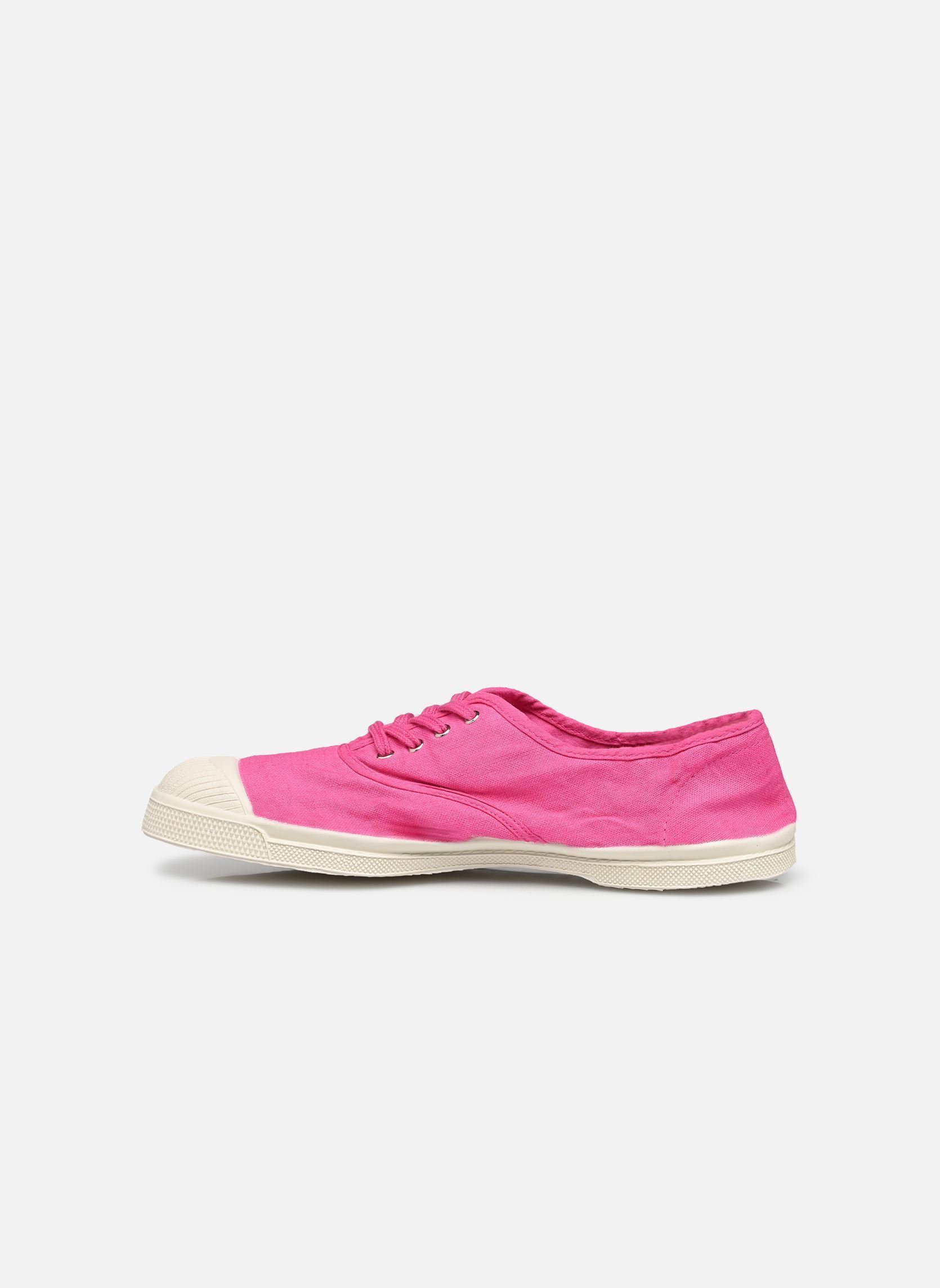 Baskets toile Tennis Lacets W femme rose Bensimon Baskets toile Tennis Lacets W femme rose FUSHIA