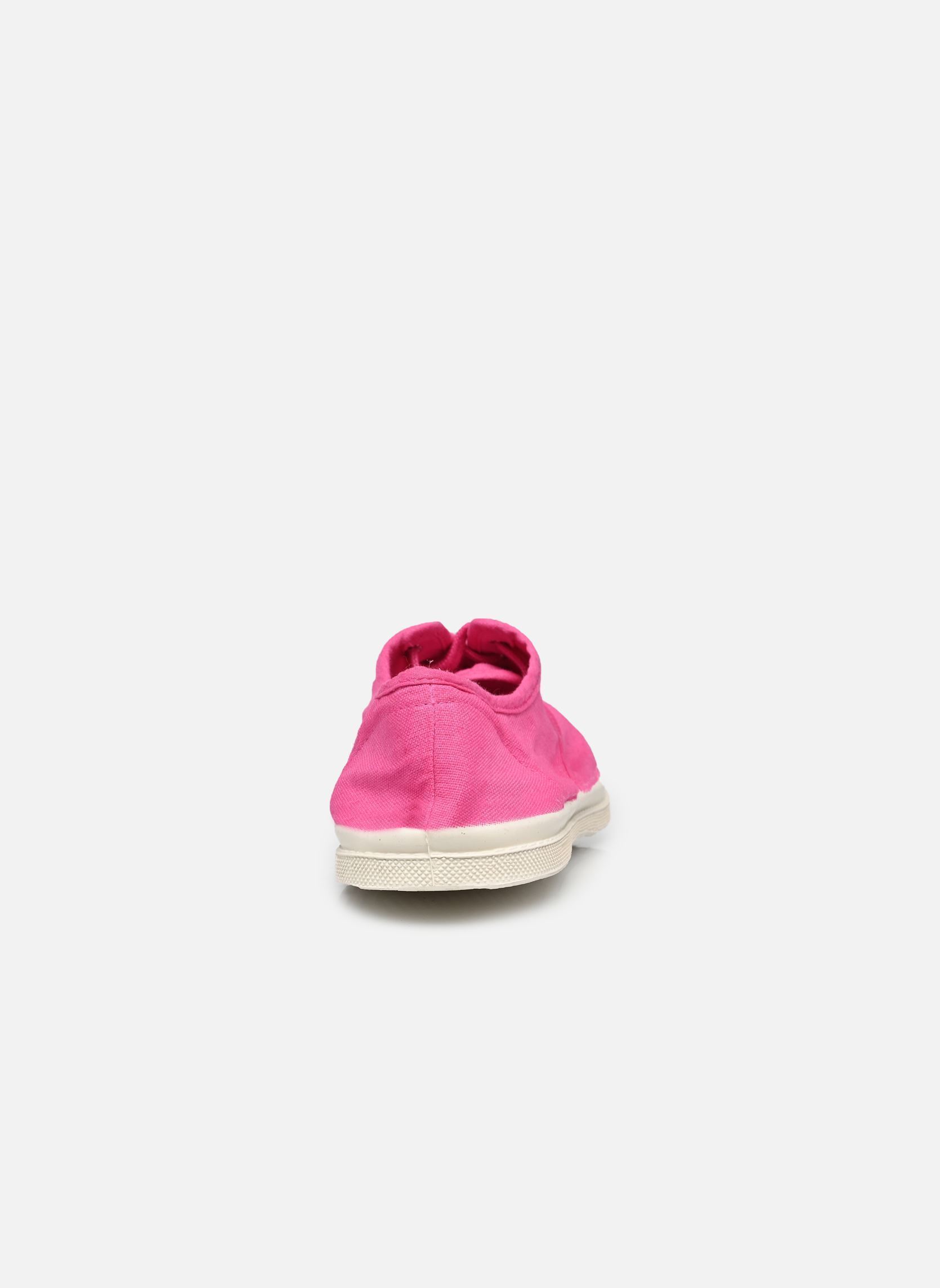 Baskets toile Tennis Lacets W femme rose Bensimon Baskets toile Tennis Lacets W femme rose FUSHIA
