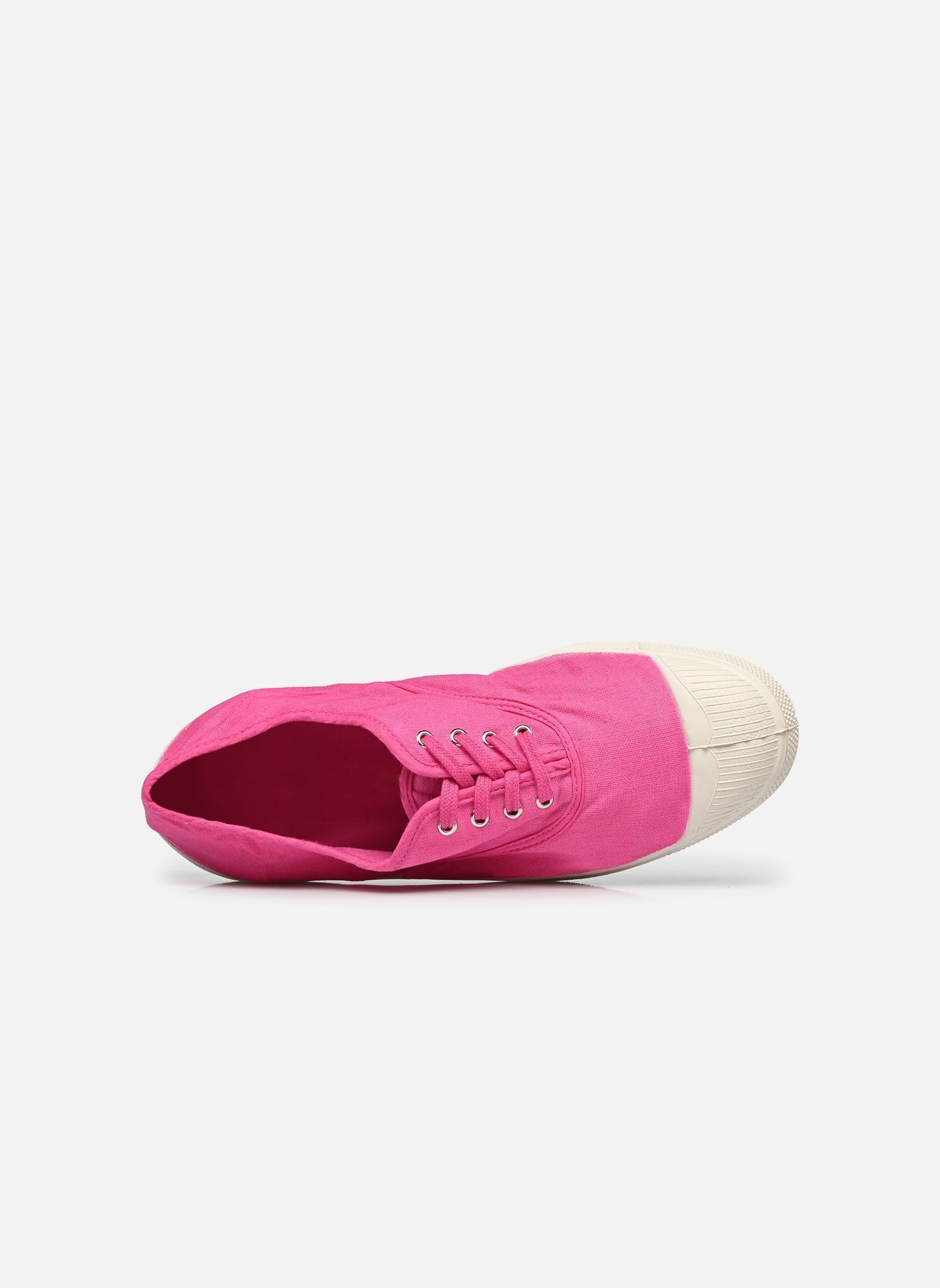 Baskets toile Tennis Lacets W femme rose Bensimon Baskets toile Tennis Lacets W femme rose FUSHIA