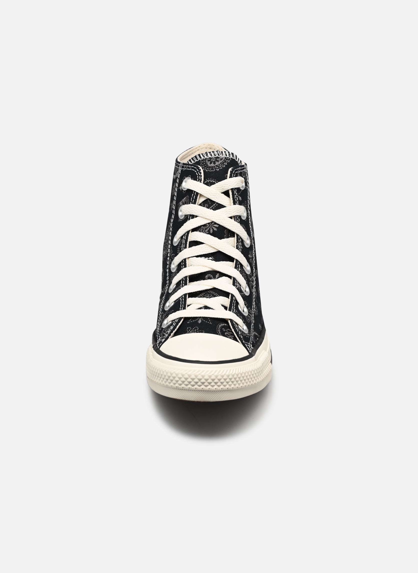 Baskets toile Chuck Taylor All Star Hi noir Converse Baskets toile Chuck Taylor All Star Hi noir BLACK/DARK MATTER/NATURAL IVOR