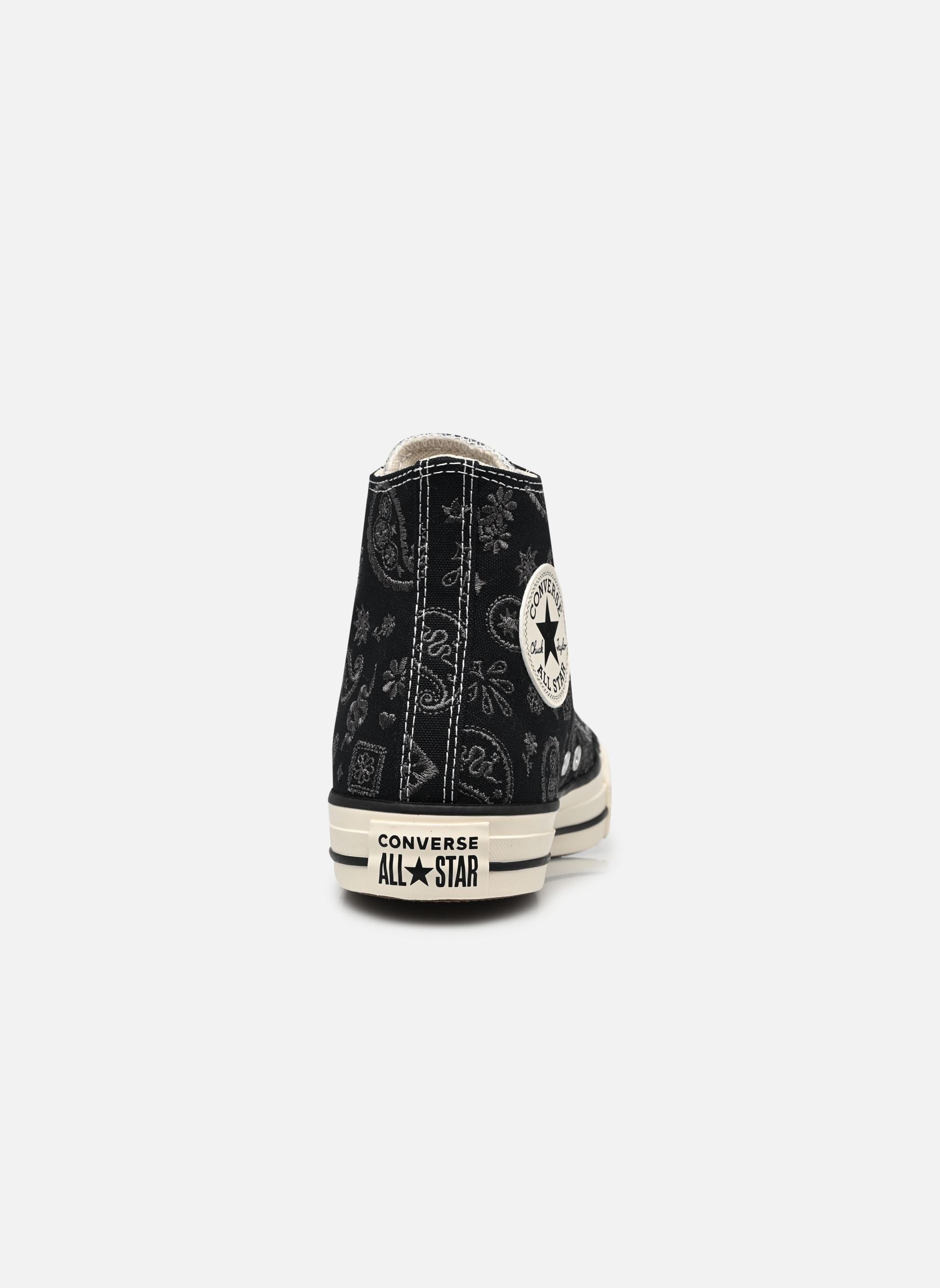 Baskets toile Chuck Taylor All Star Hi noir Converse Baskets toile Chuck Taylor All Star Hi noir BLACK/DARK MATTER/NATURAL IVOR