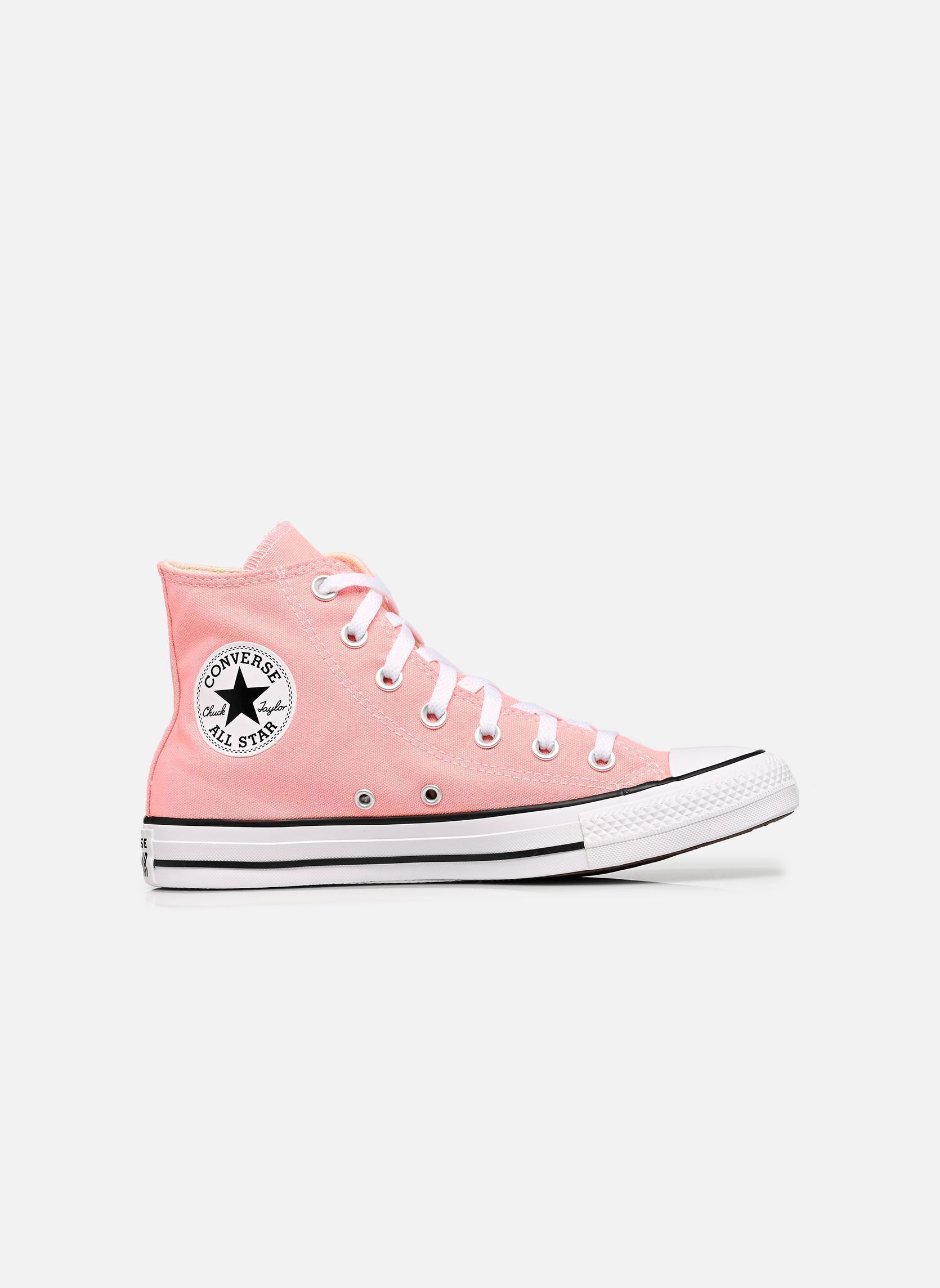 Baskets toile Chuck Taylor All Star Hi rose Converse Baskets toile Chuck Taylor All Star Hi rose OK BLOOMER