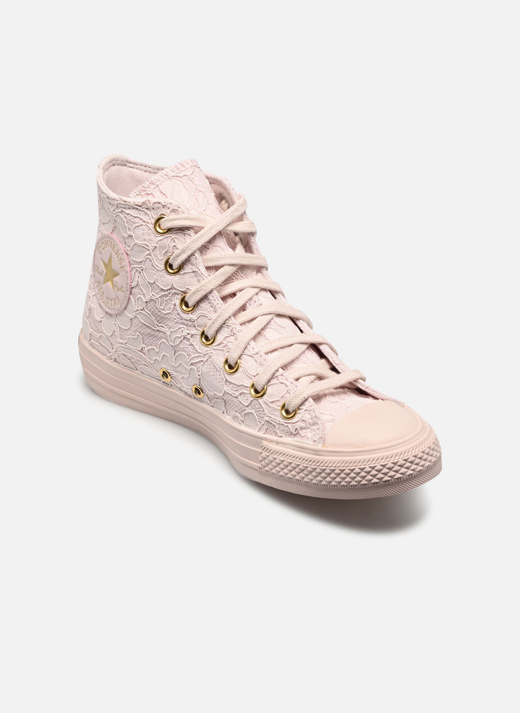 Print sneakers Chuck Taylor All Star Hi roze Converse Print sneakers Chuck Taylor All Star Hi roze SHY FLAMINGO/SHY FLAMINGO/GOLD