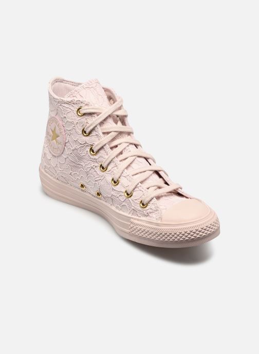 Converse Baskets toile Chuck Taylor All Star Hi rose