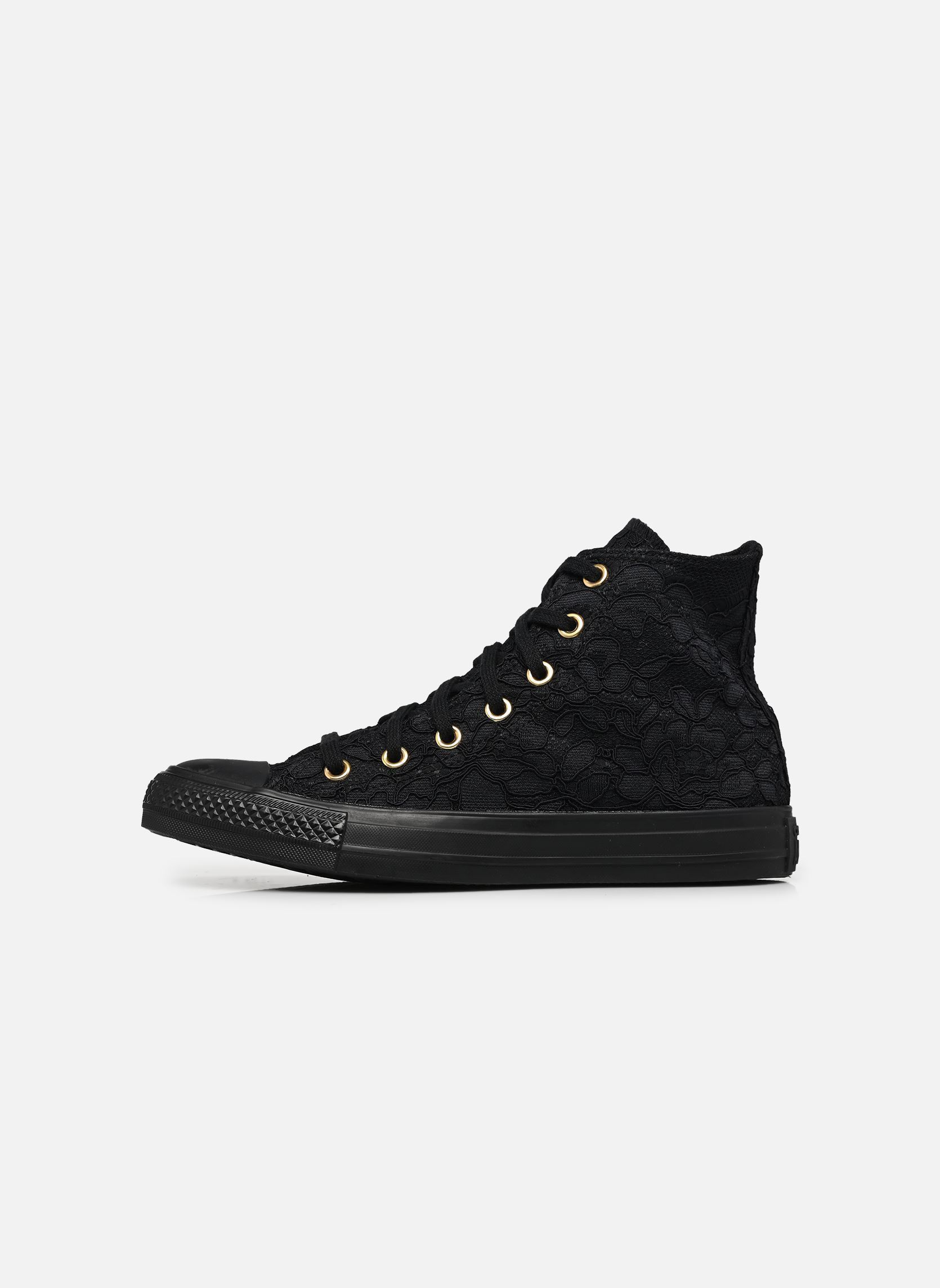 Print sneakers Chuck Taylor All Star Hi zwart Converse Print sneakers Chuck Taylor All Star Hi zwart BLACK/BLACK/GOLD