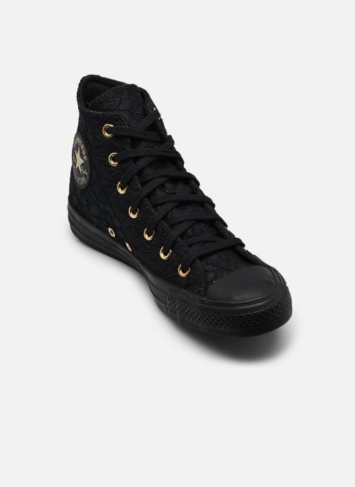Converse Leinen-Sneaker Chuck Taylor All Star Hi schwarz