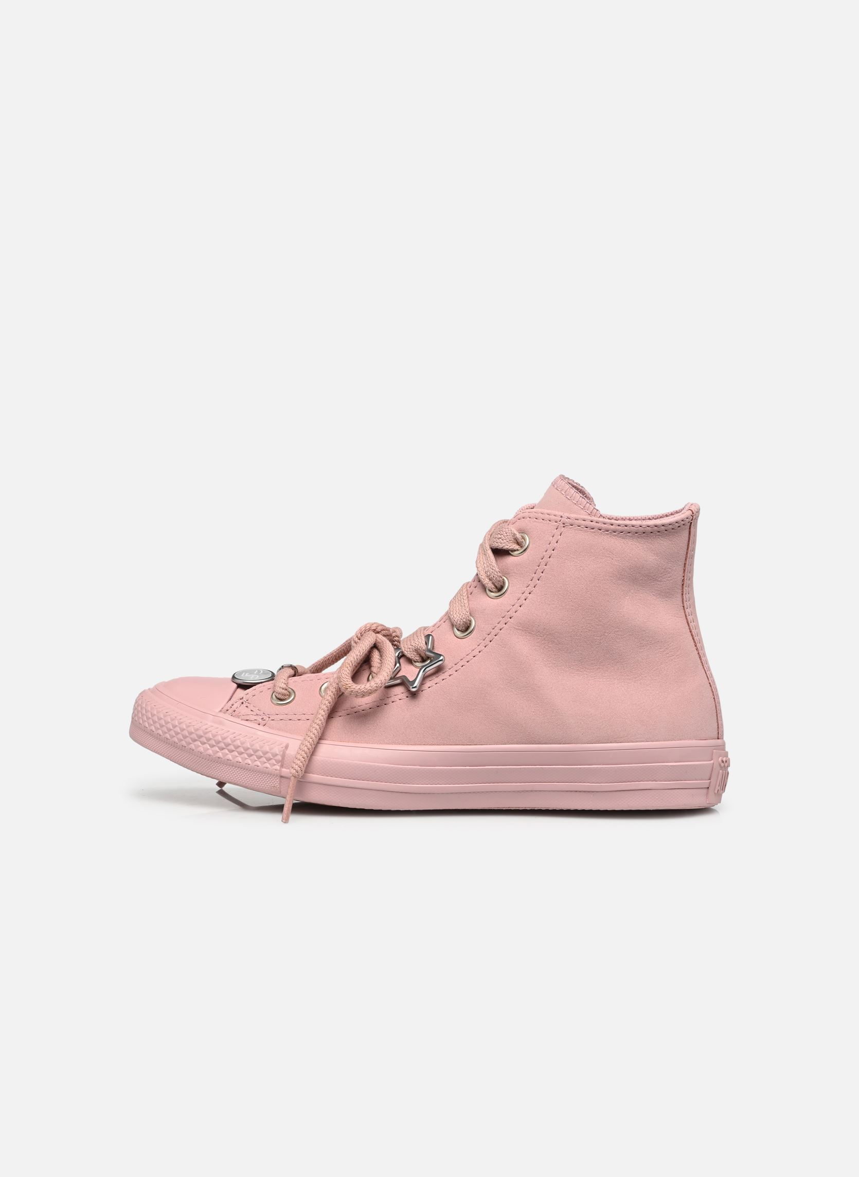 Baskets toile Chuck Taylor All Star Hi rose Converse Baskets toile Chuck Taylor All Star Hi rose PETAL PIT/PETAL PIT/PETAL PIT