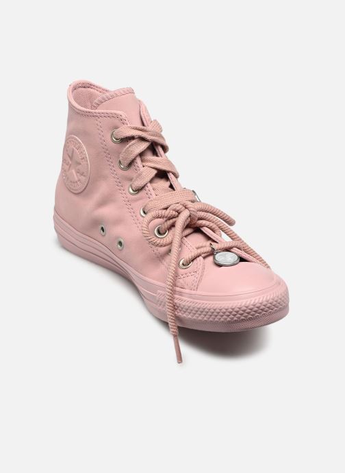 Converse Baskets toile Chuck Taylor All Star Hi rose