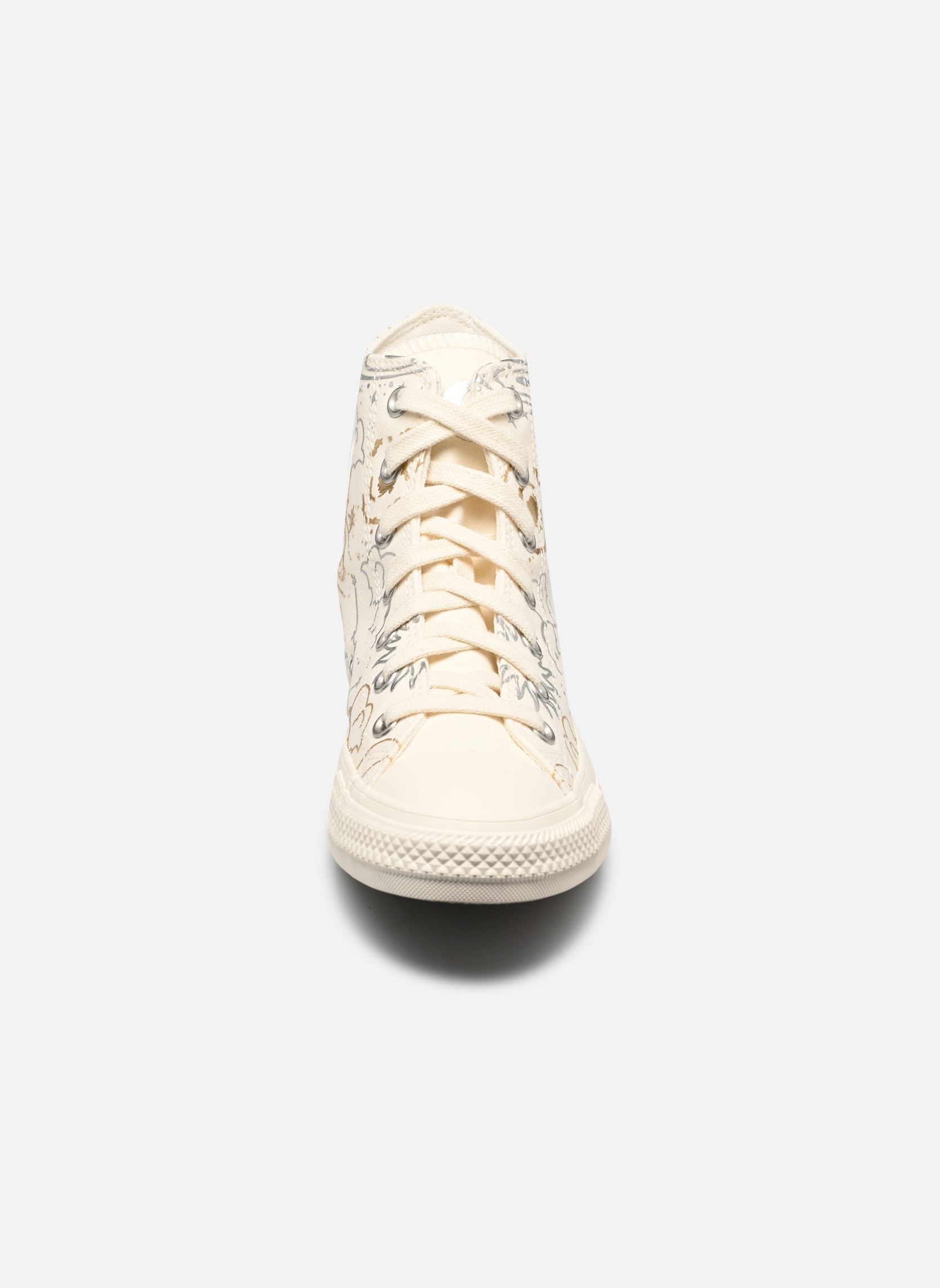 Print sneakers Chuck Taylor All Star Hi wit Converse Print sneakers Chuck Taylor All Star Hi wit EGRET/SILVER/GOLD