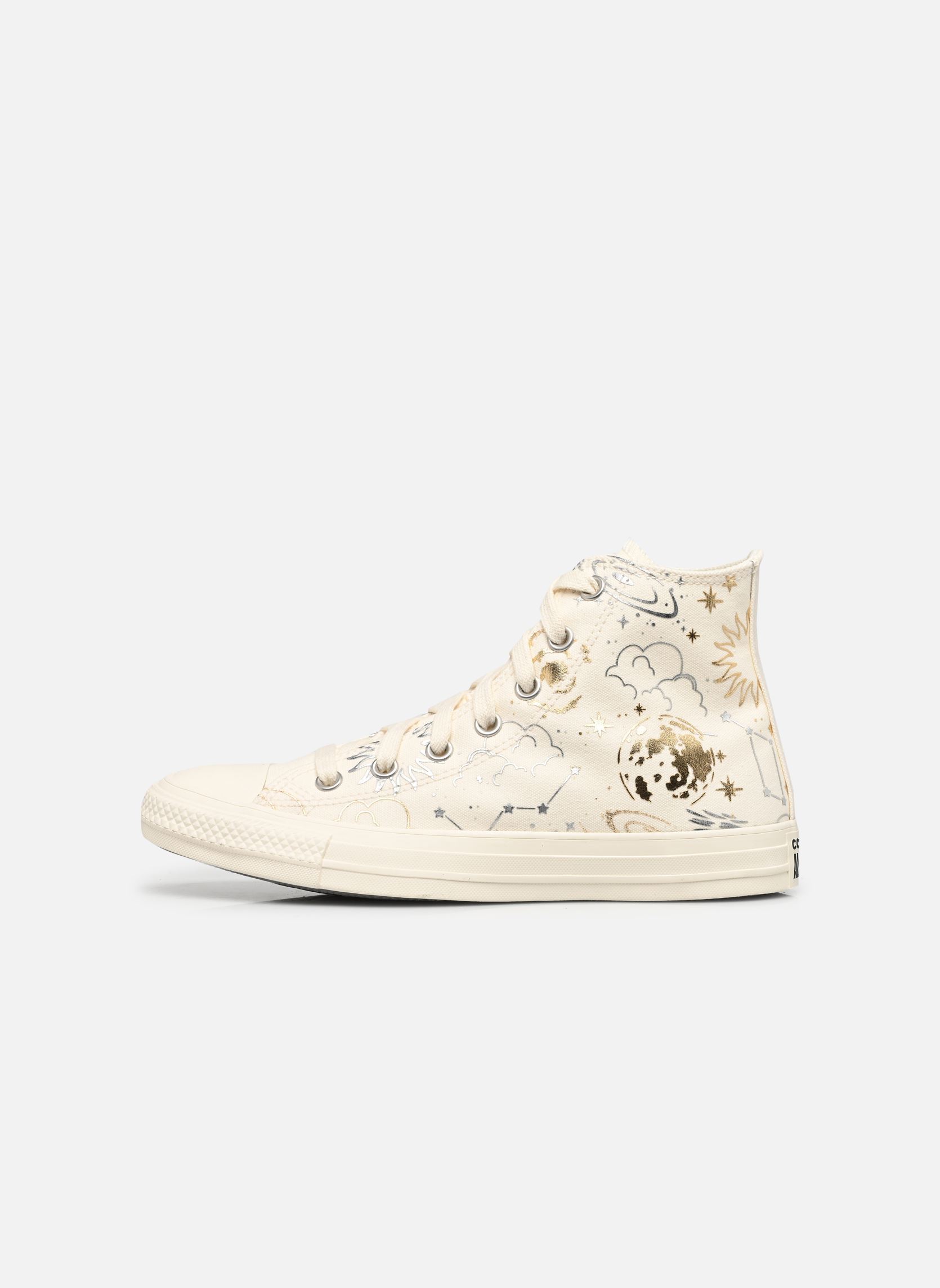 Print sneakers Chuck Taylor All Star Hi wit Converse Print sneakers Chuck Taylor All Star Hi wit EGRET/SILVER/GOLD