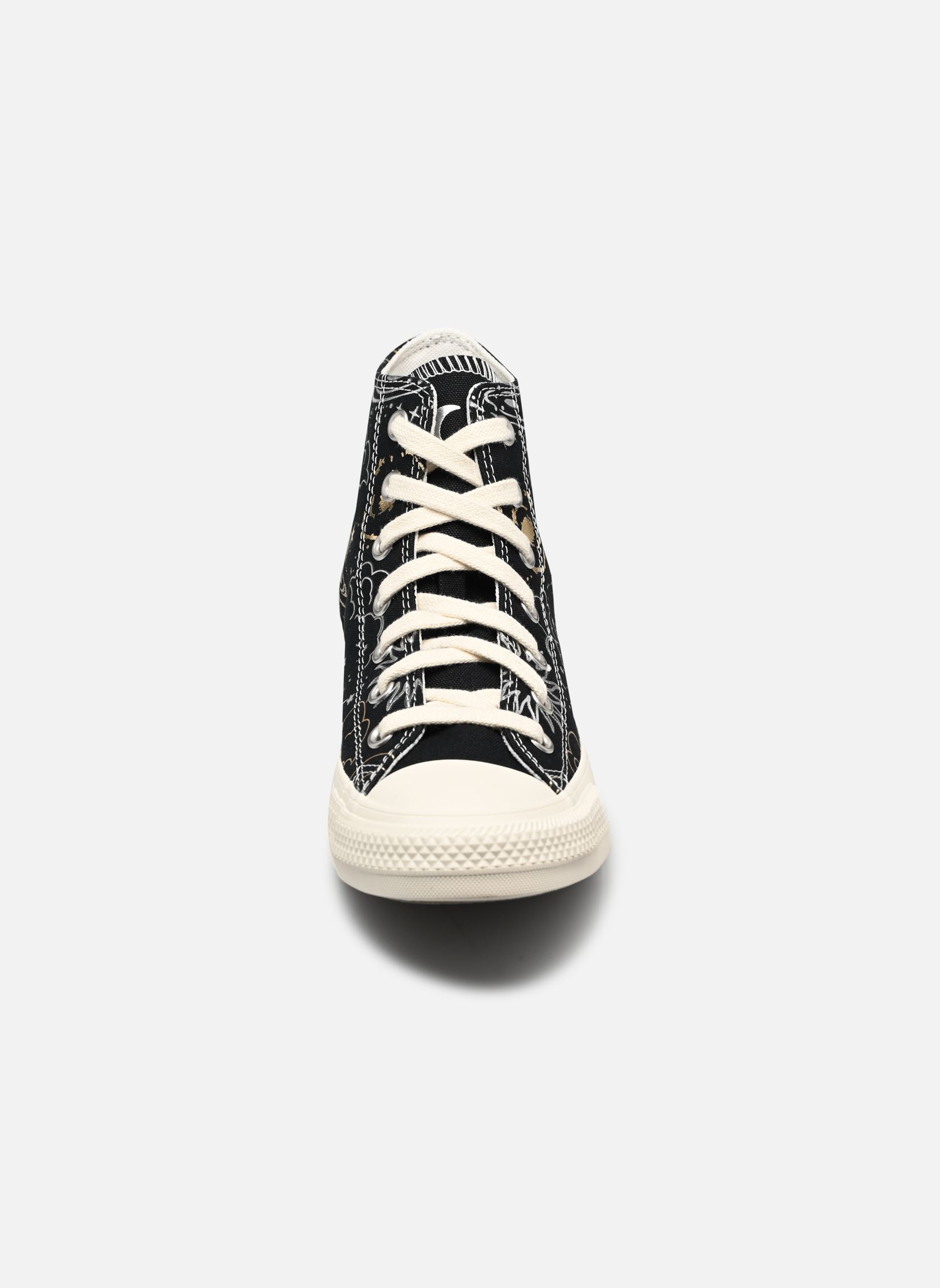Print sneakers Chuck Taylor All Star Hi zwart Converse Print sneakers Chuck Taylor All Star Hi zwart BLACK/SILVER/GOLD