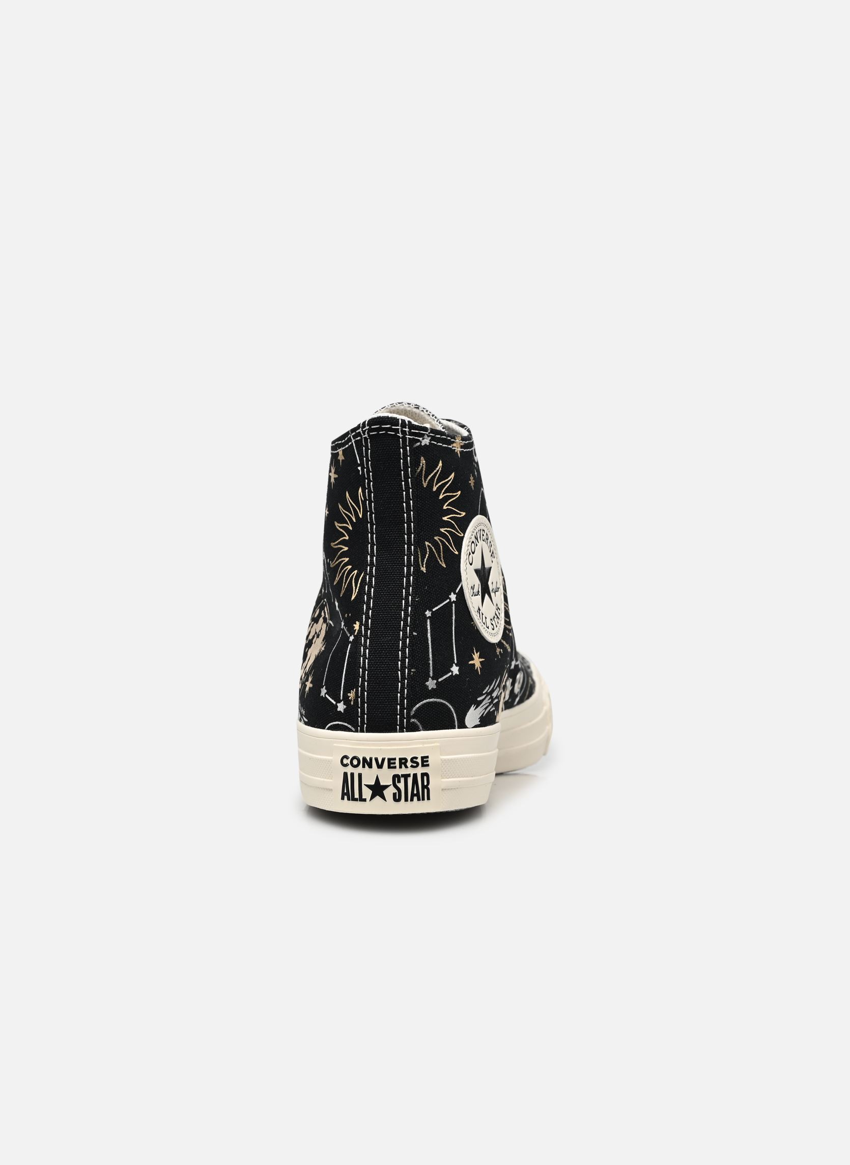 Print sneakers Chuck Taylor All Star Hi zwart Converse Print sneakers Chuck Taylor All Star Hi zwart BLACK/SILVER/GOLD