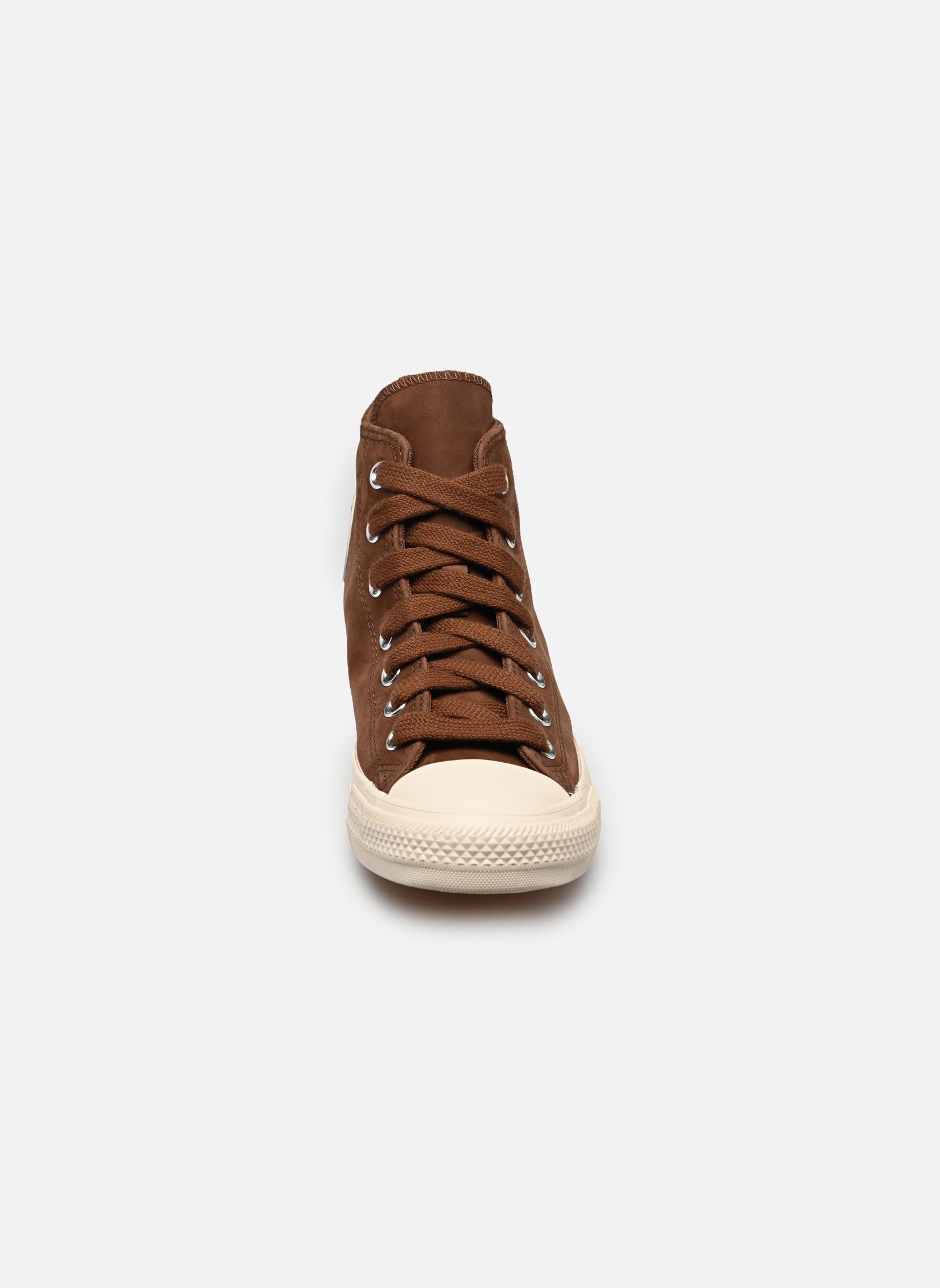 Baskets toile Chuck Taylor All Star Hi marron Converse Baskets toile Chuck Taylor All Star Hi marron HEAVY DUTY BROWN