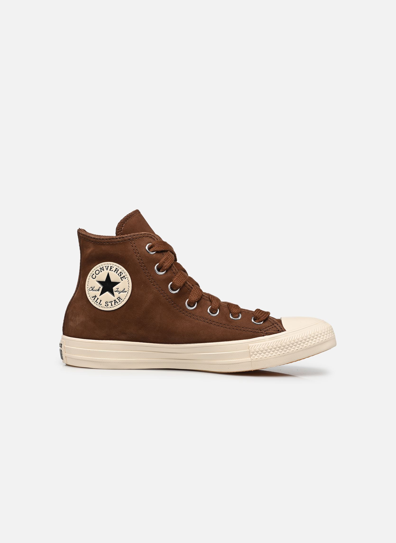 Baskets toile Chuck Taylor All Star Hi marron Converse Baskets toile Chuck Taylor All Star Hi marron HEAVY DUTY BROWN