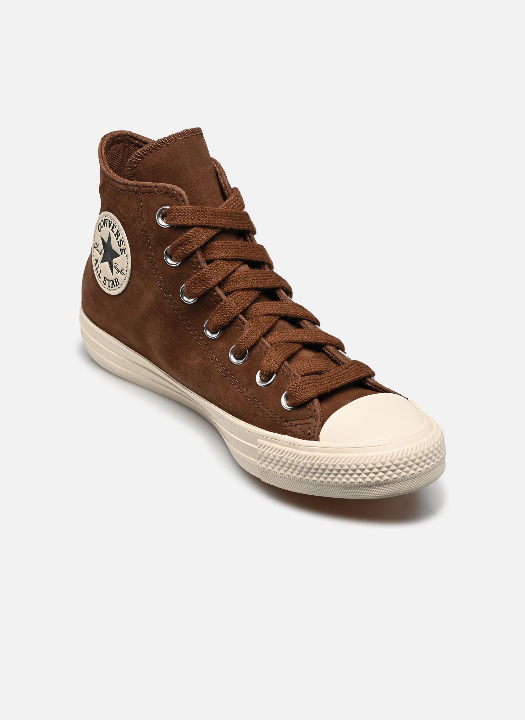 Baskets toile Chuck Taylor All Star Hi marron Converse Baskets toile Chuck Taylor All Star Hi marron HEAVY DUTY BROWN