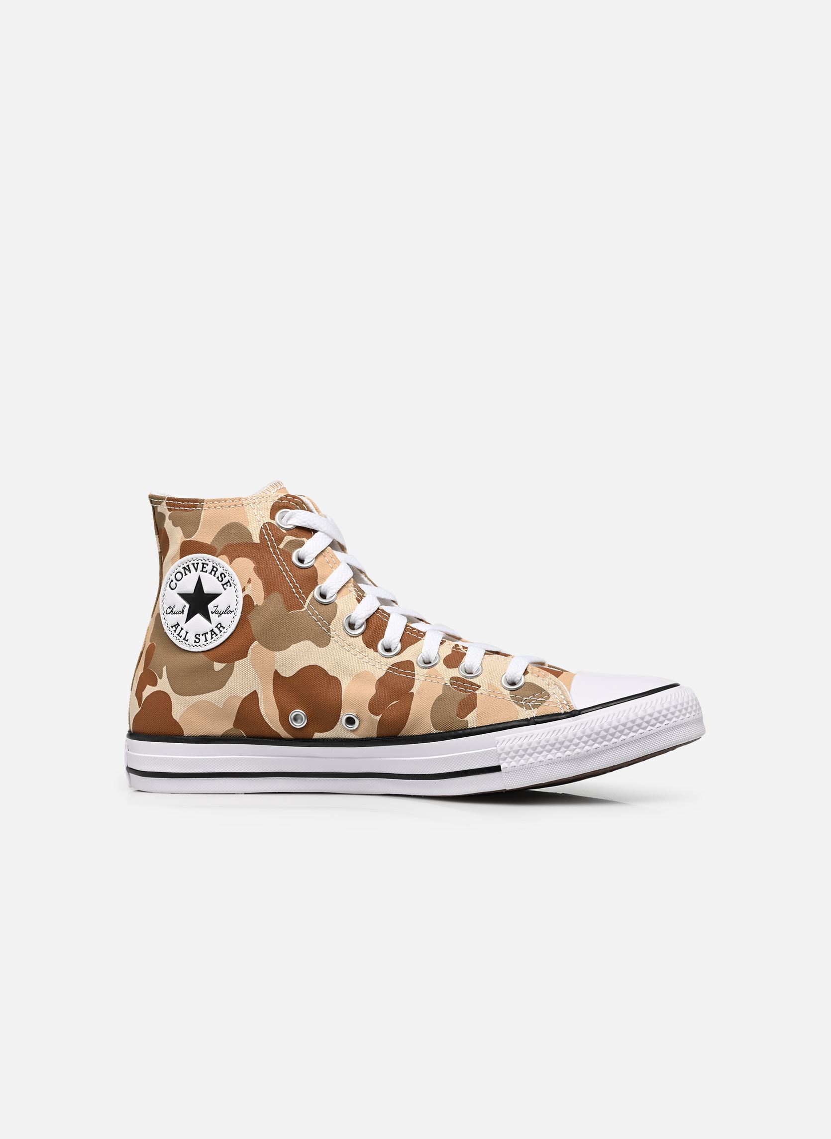 Baskets toile Chuck Taylor All Star Hi marron Converse Baskets toile Chuck Taylor All Star Hi marron MISO GLAZE/WARM QUARRY/UNEARTH