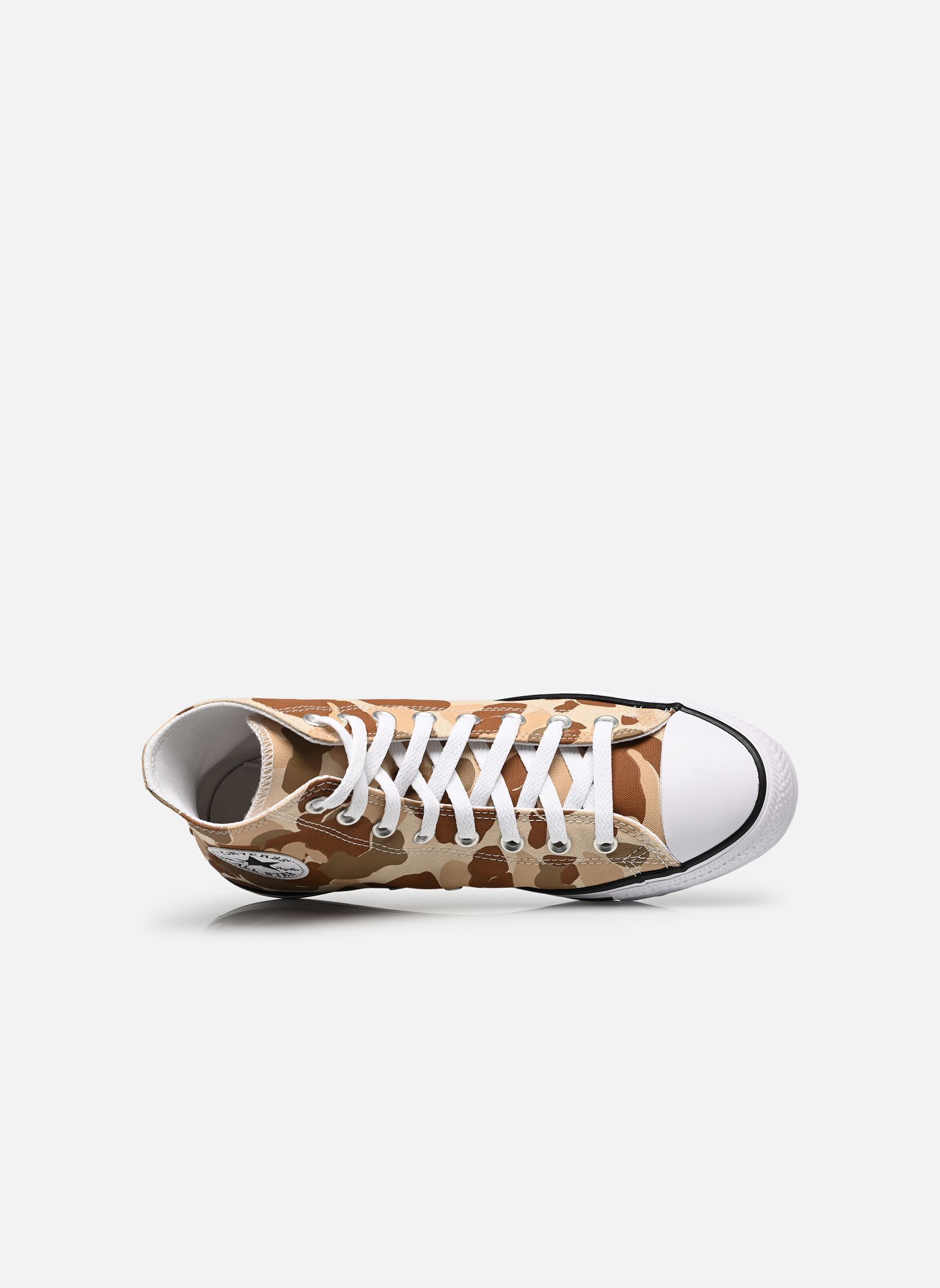 Baskets toile Chuck Taylor All Star Hi marron Converse Baskets toile Chuck Taylor All Star Hi marron MISO GLAZE/WARM QUARRY/UNEARTH