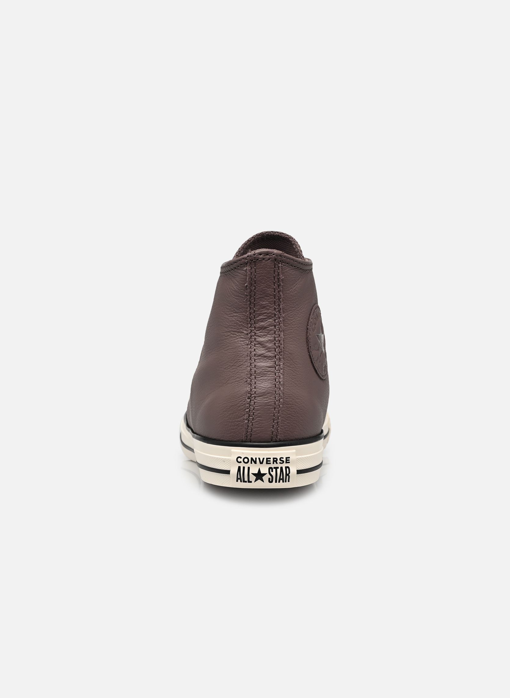 Baskets toile Chuck Taylor All Star Hi marron Converse Baskets toile Chuck Taylor All Star Hi marron POT HOLE PLUM/EGRET/BLACK