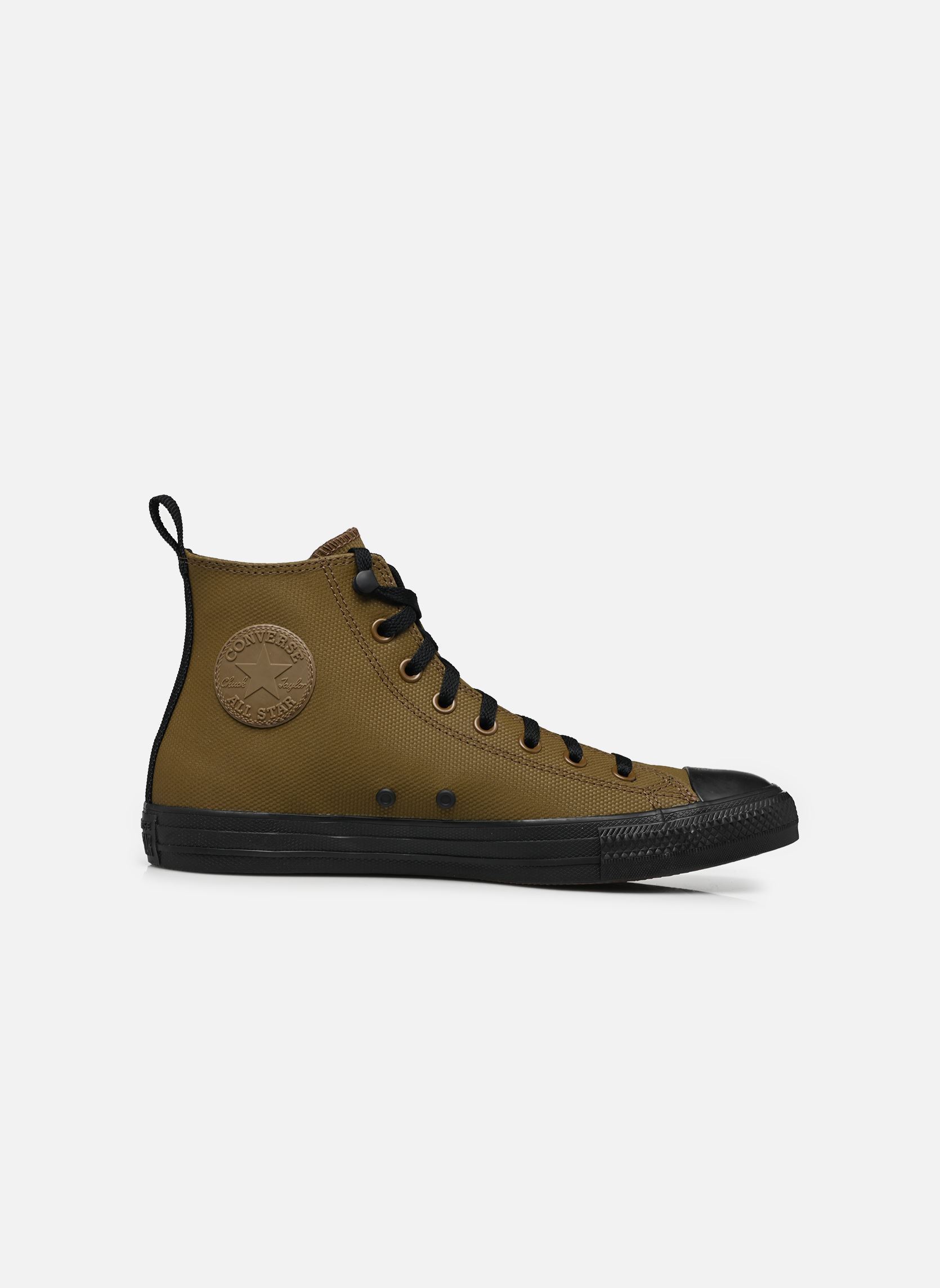 Baskets toile Chuck Taylor All Star Hi marron Converse Baskets toile Chuck Taylor All Star Hi marron BOG DOWN/BLACK/BLACK