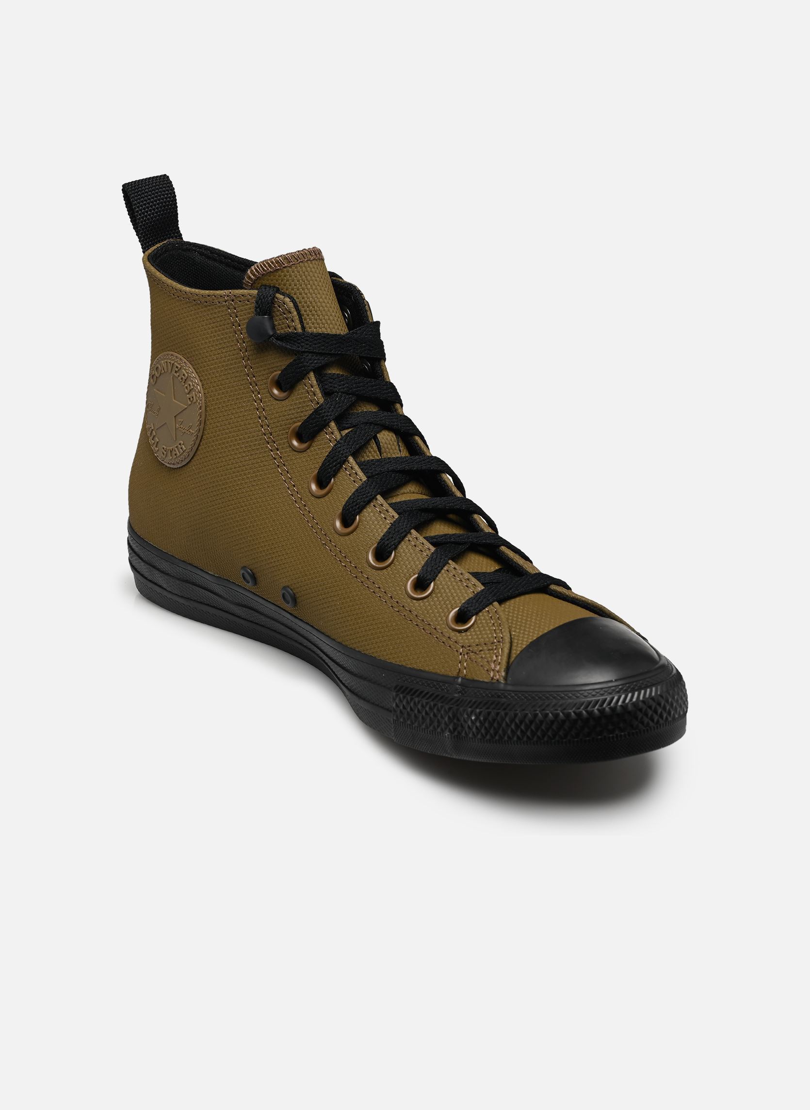 Baskets toile Chuck Taylor All Star Hi marron Converse Baskets toile Chuck Taylor All Star Hi marron BOG DOWN/BLACK/BLACK