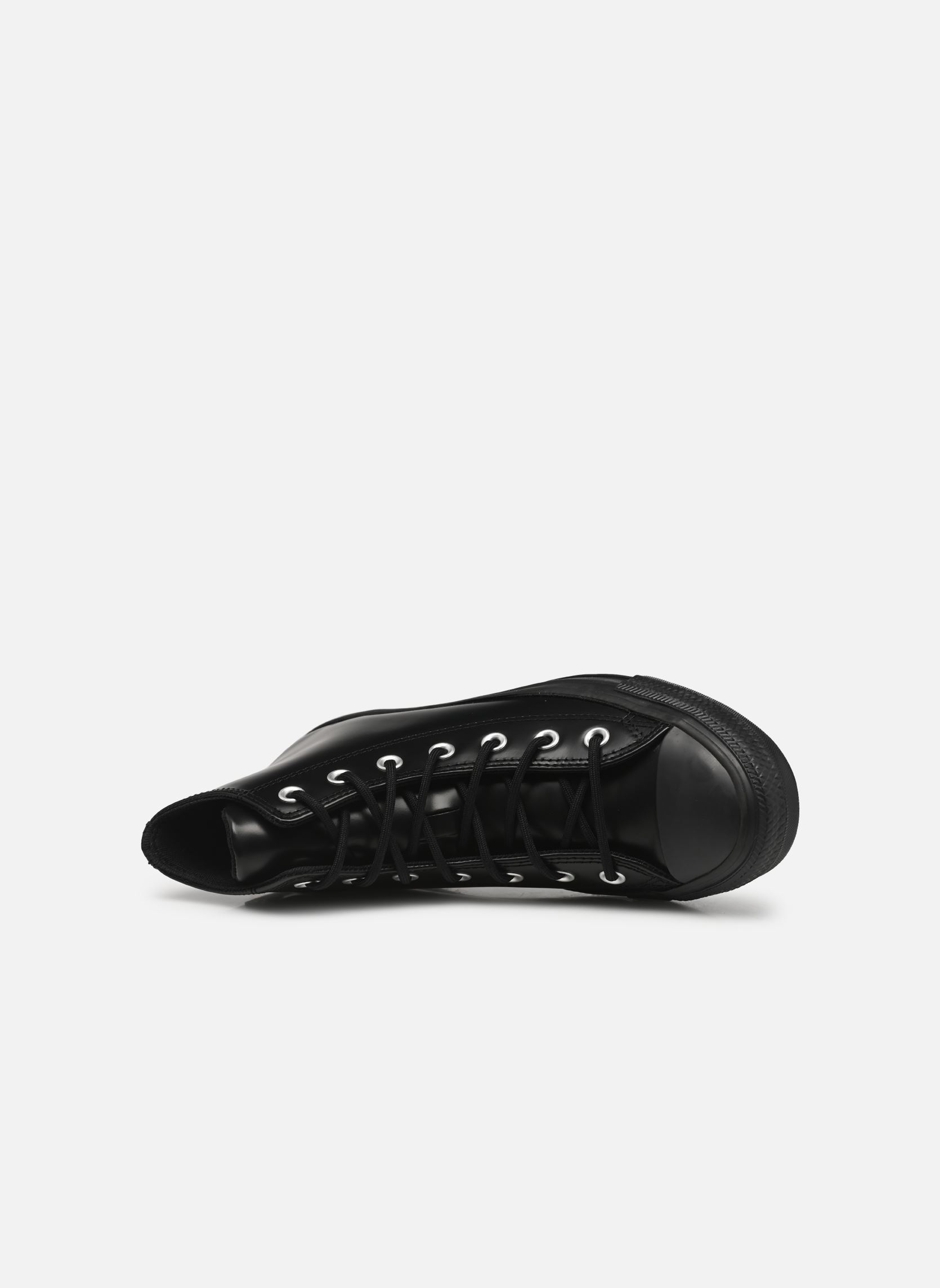 Leinen-Sneaker Chuck Taylor All Star Hi damen schwarz Converse Leinen-Sneaker Chuck Taylor All Star Hi damen schwarz BLACK/TOTAL ECLIPSE/BLACK