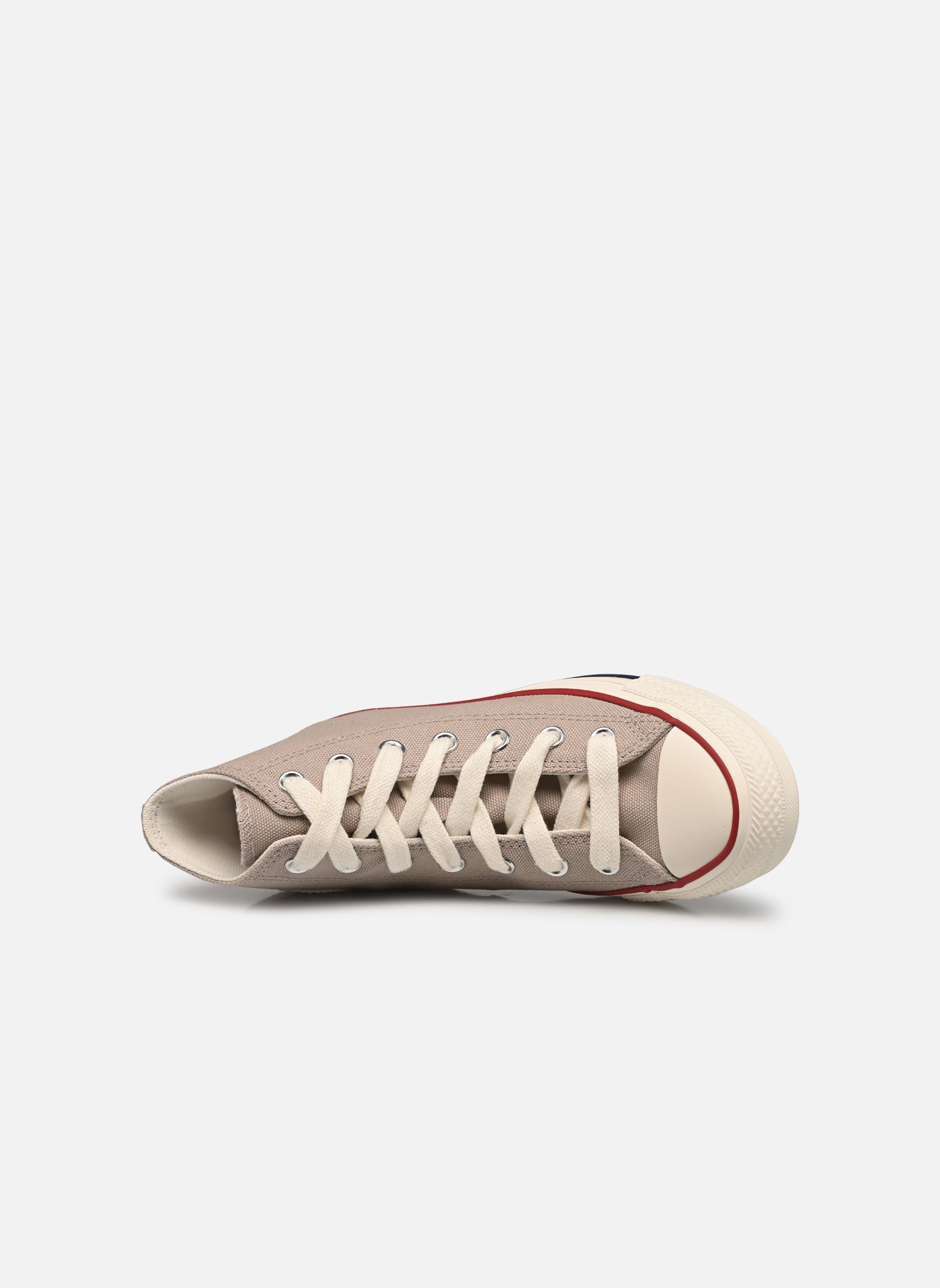 Leinen-Sneaker Chuck Taylor All Star Hi damen beige Converse Leinen-Sneaker Chuck Taylor All Star Hi damen beige PAPYRUS/EGRET/MIDNIGHT NAVY