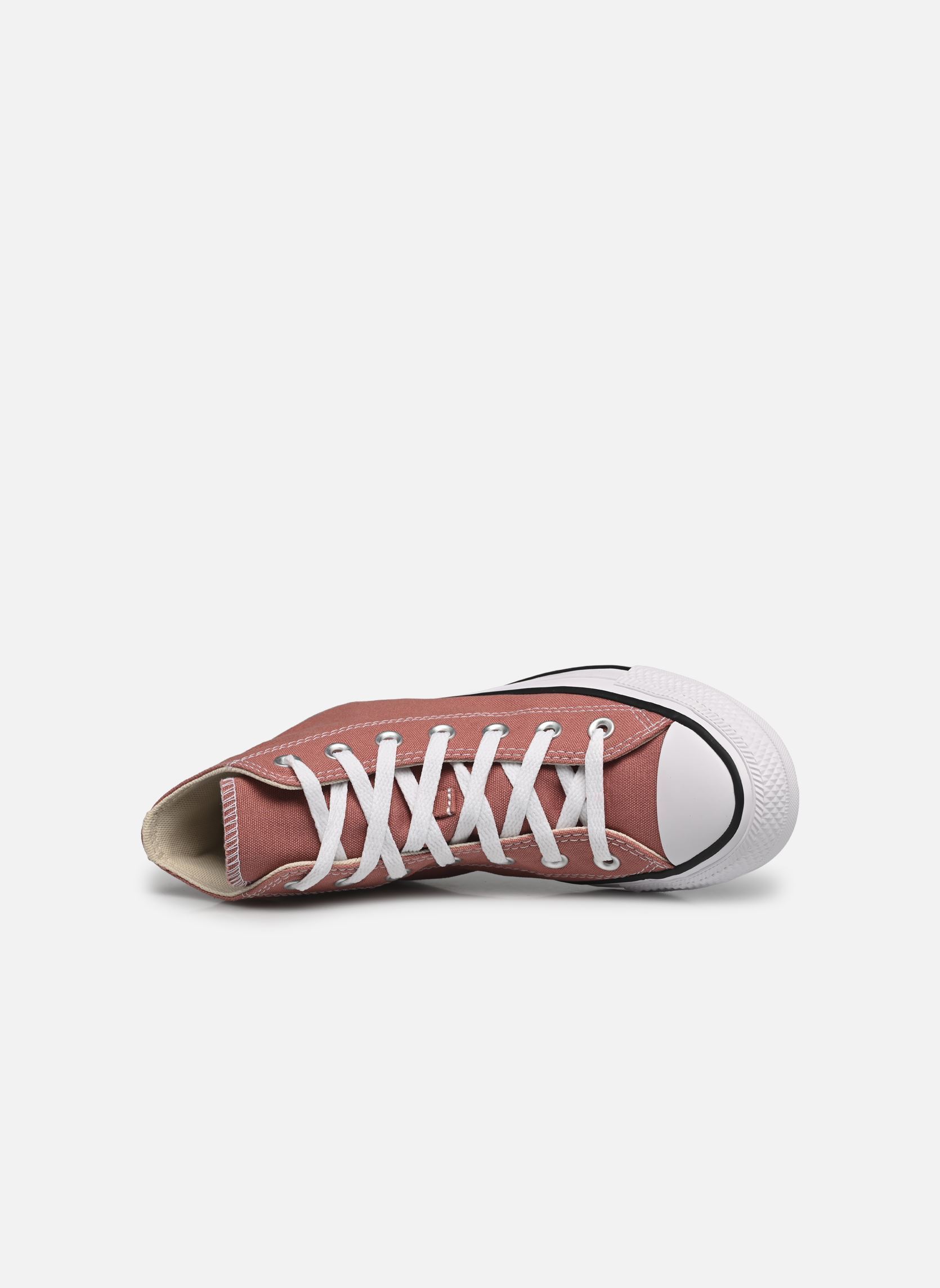 Leinen-Sneaker Chuck Taylor All Star Hi damen rosa Converse Leinen-Sneaker Chuck Taylor All Star Hi damen rosa LIGHT SADDLE