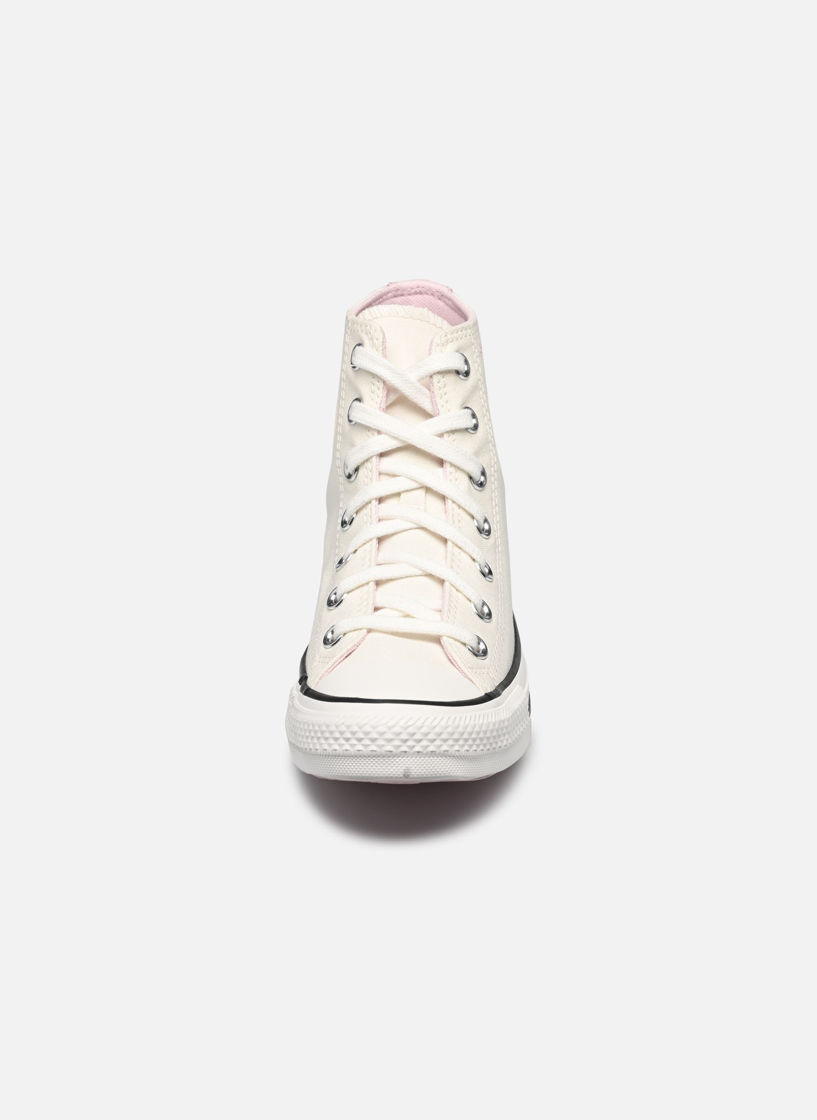 Print sneakers Chuck Taylor All Star Hi dames wit Converse Print sneakers Chuck Taylor All Star Hi dames wit EGRET/SUMMIT PINK/BLACK