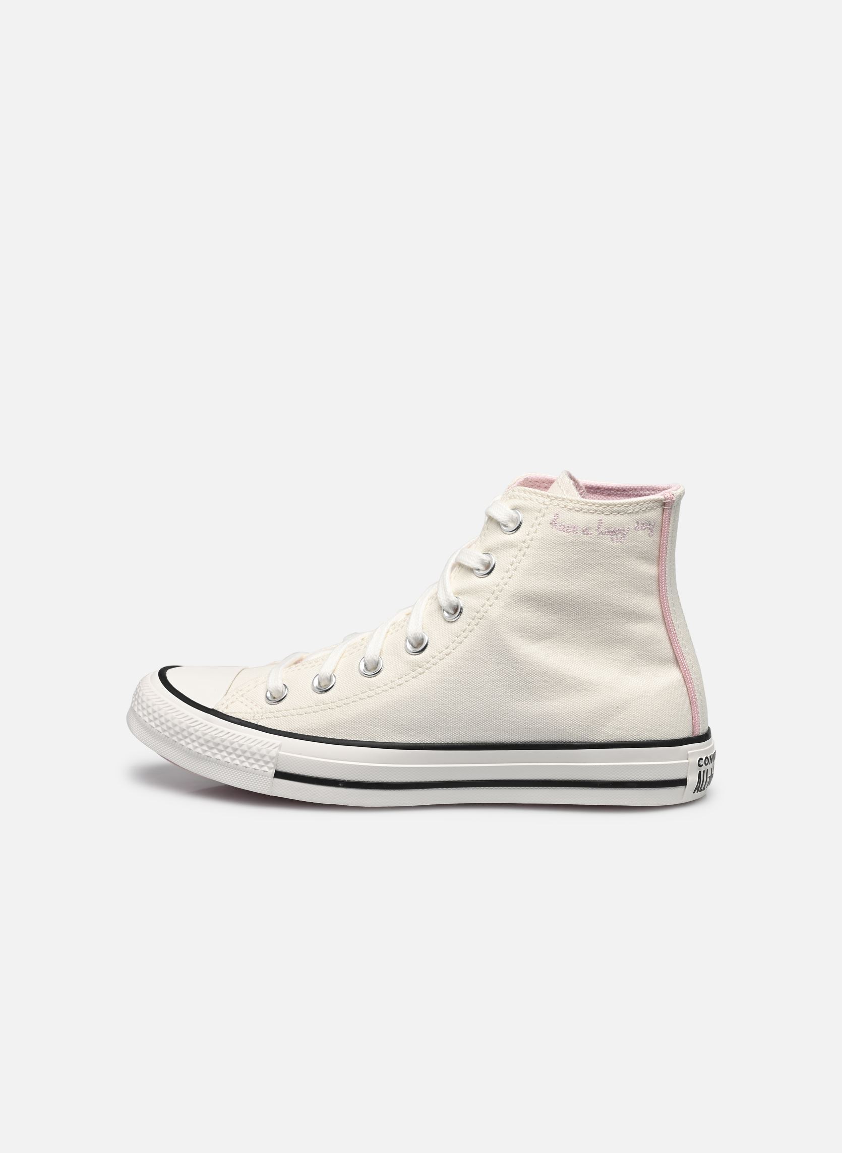 Print sneakers Chuck Taylor All Star Hi dames wit Converse Print sneakers Chuck Taylor All Star Hi dames wit EGRET/SUMMIT PINK/BLACK